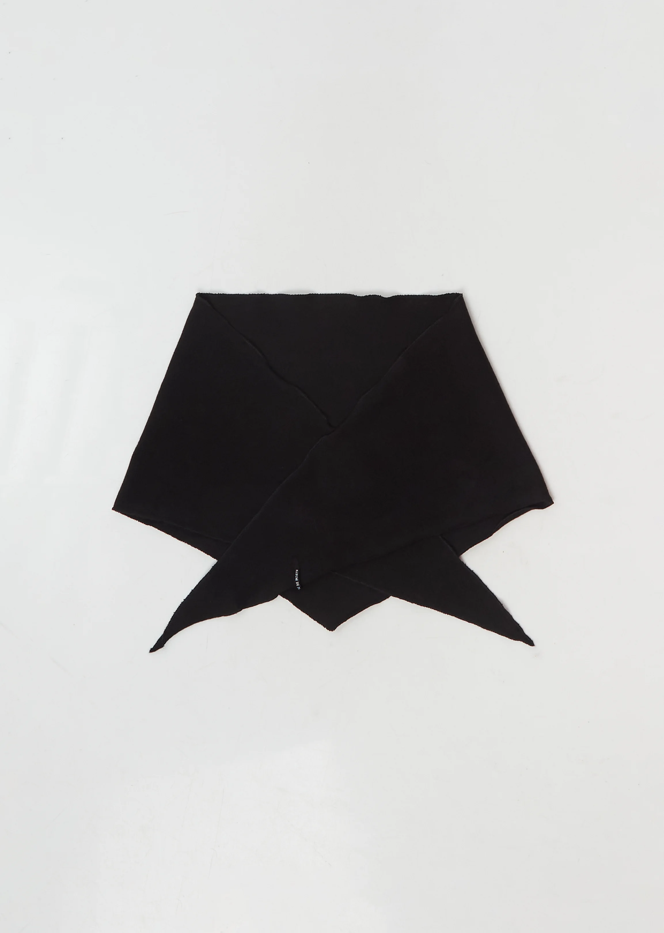 Heavy Jersey Scout Scarf — Black - 1