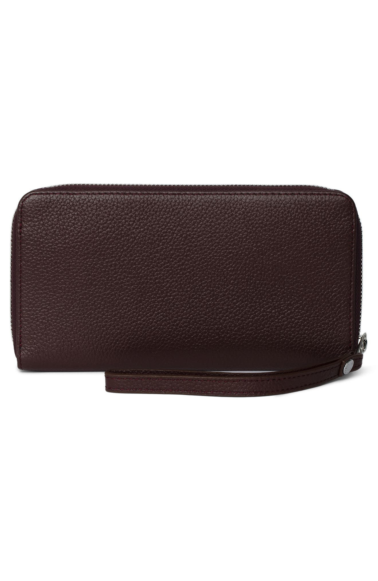 Zadig & Voltaire Compagnon Leather Zip Wallet in Fierce at Nordstrom - 3