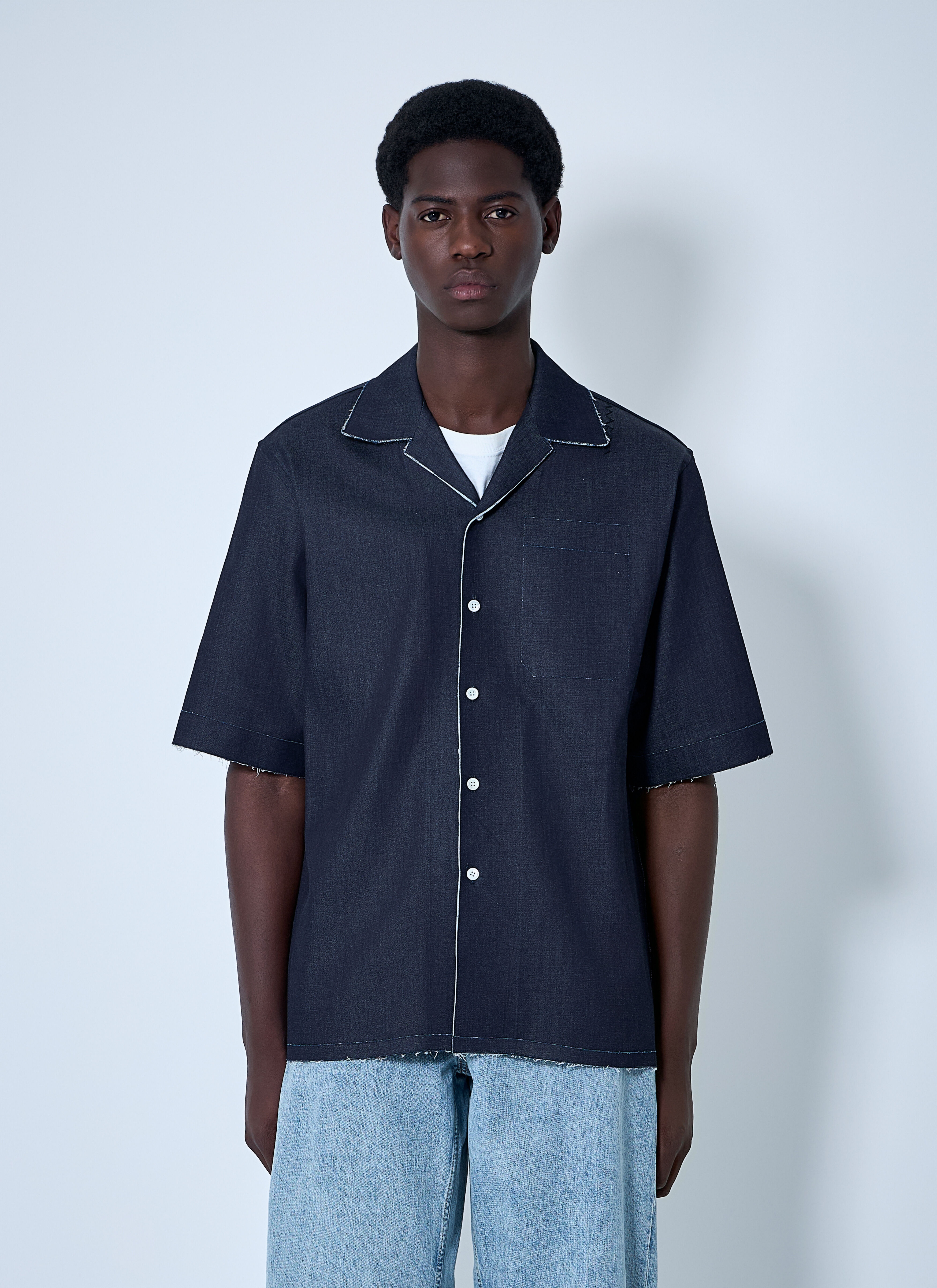 Denim Bowling Shirt - 1