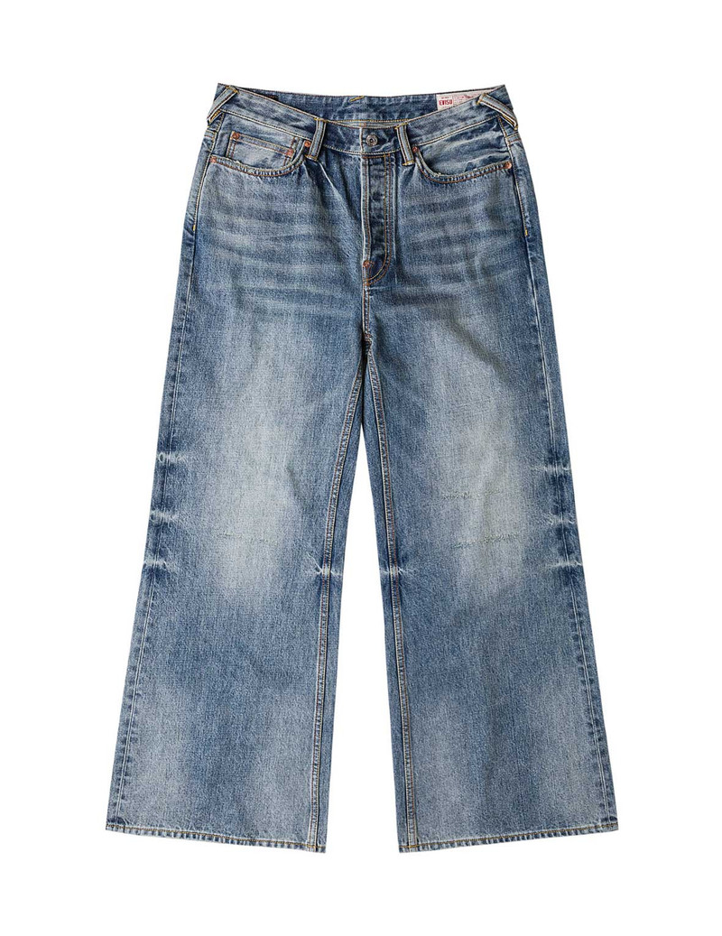 EVISU Seagull Printed Pocket Flare Jeans outlook