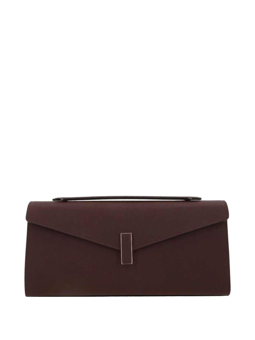 Envelope leather clutch bag - 1