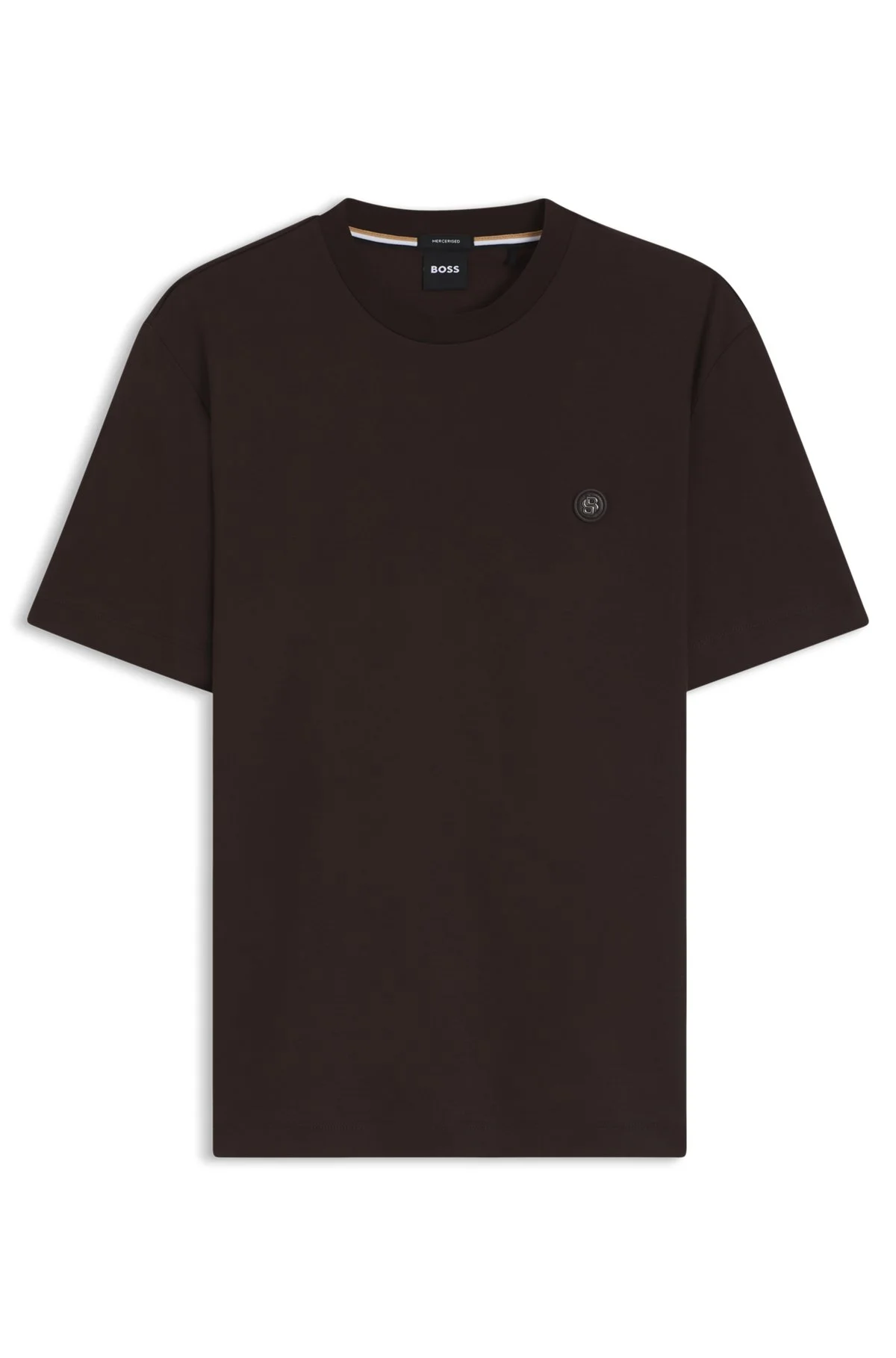 MERCERIZED-COTTON T-SHIRT WITH DOUBLE B MONOGRAM - 1