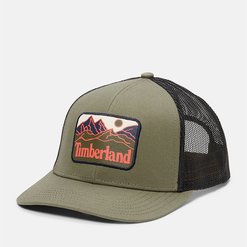 Mountain Line Patch Trucker Hat 1