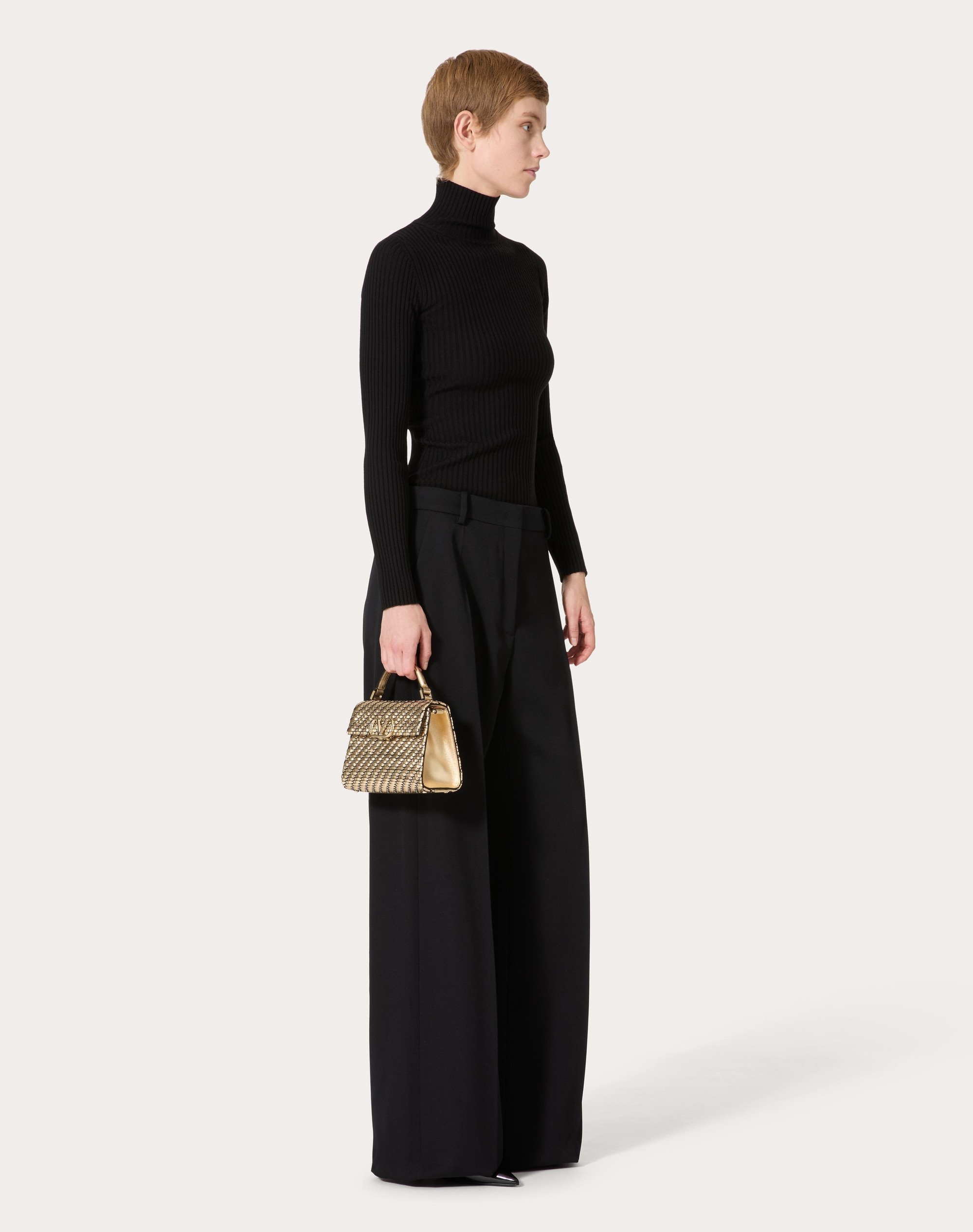 VALENTINO GARAVANI VSLING MINI WOVEN HANDBAG - 2