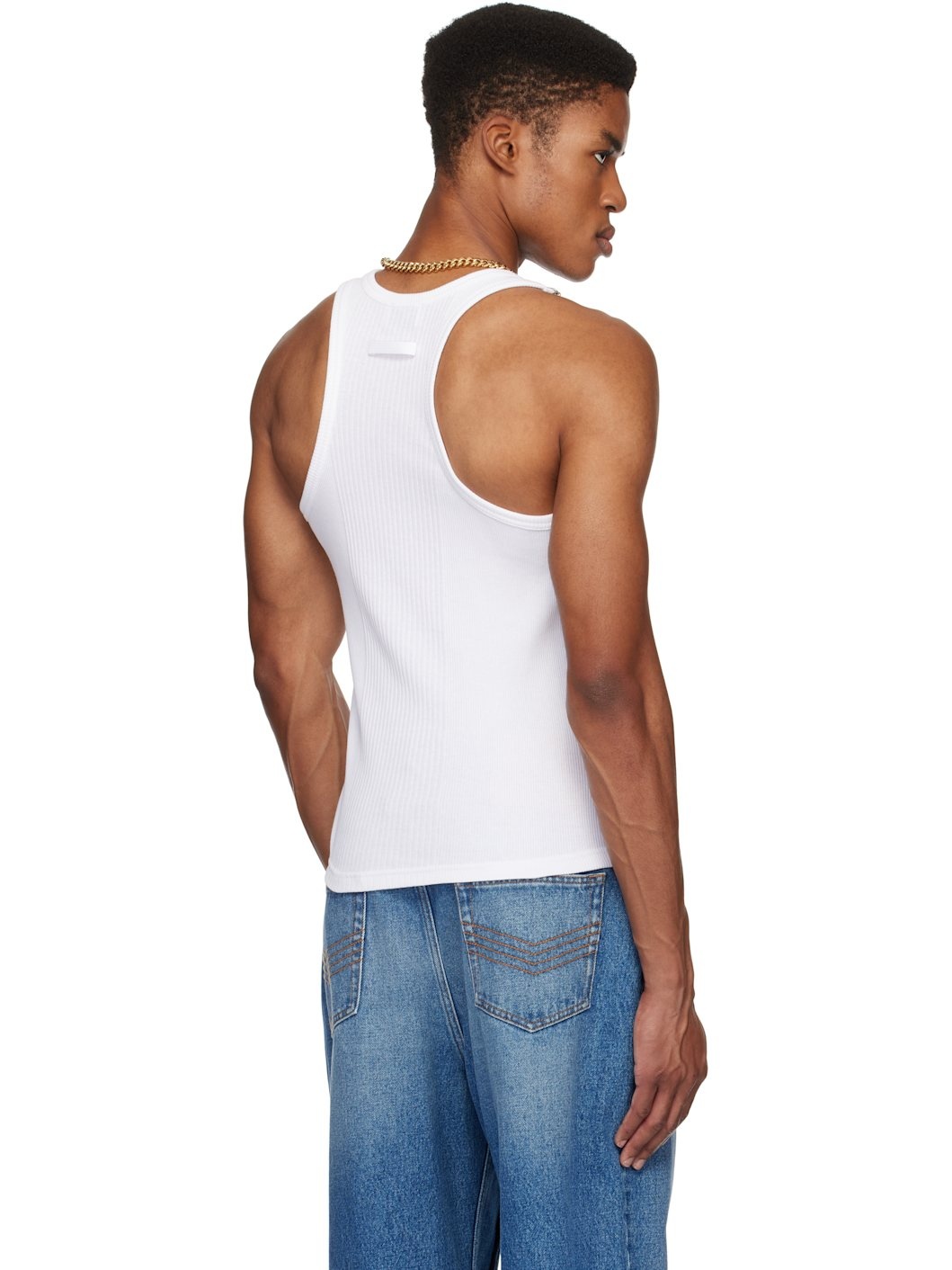 White 'The Straps' Tank Top - 3