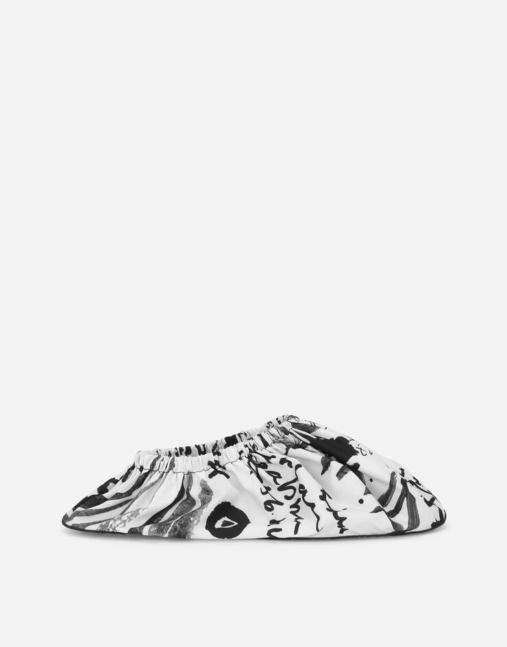 Portofino sneakers with logo-print nylon galoshes - 1