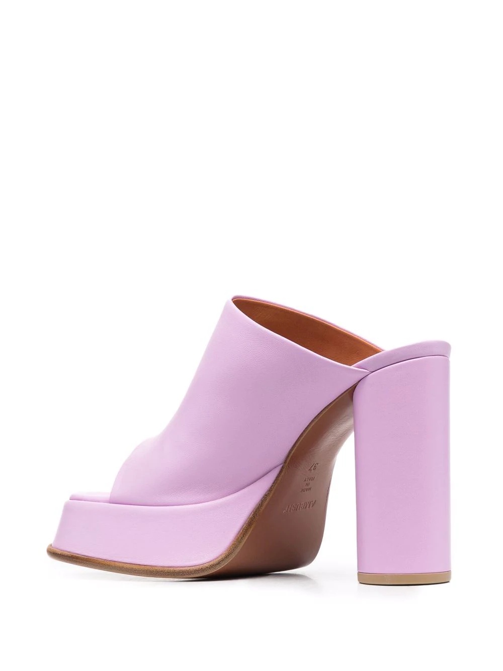 open-toe platform mules - 3