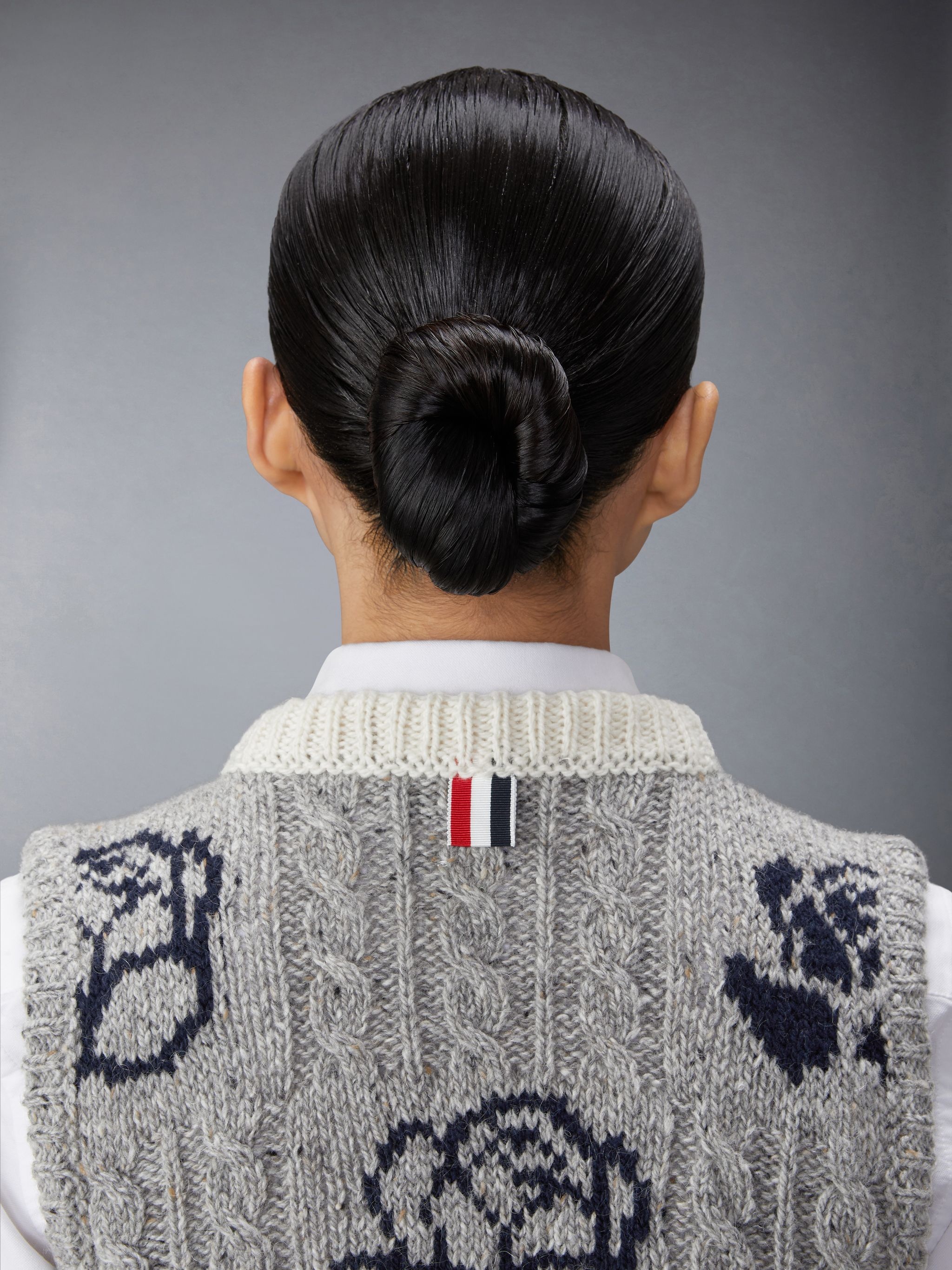 Donegal Cable Check and Rose Cropped Shell Top - 5