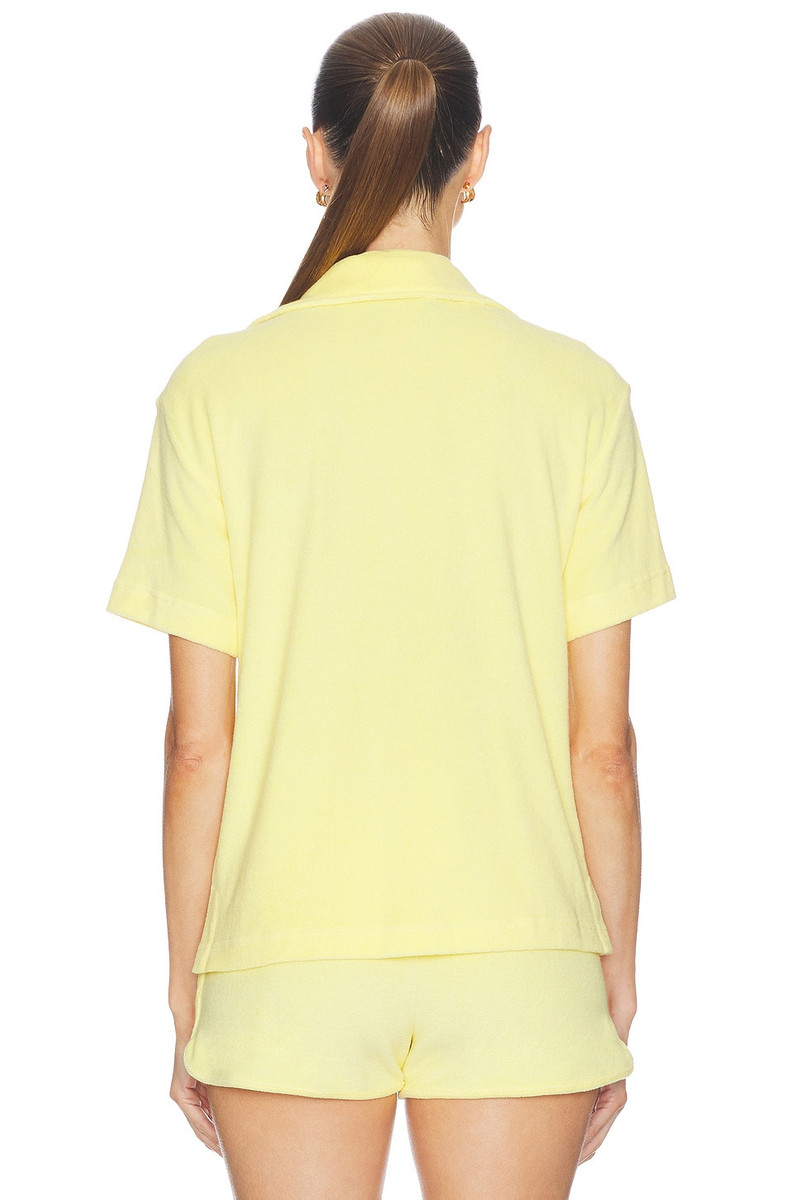 Hunza G Towelling Resort Shirt outlook