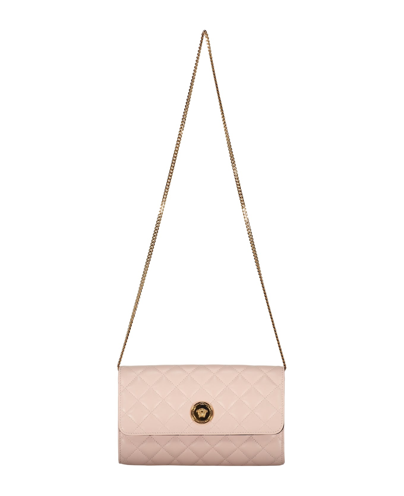 Leather Clutch With Logo - 1