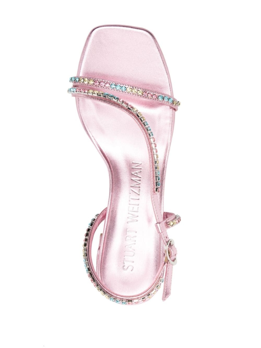 Soiree 40mm crystal-embellished sandals - 6