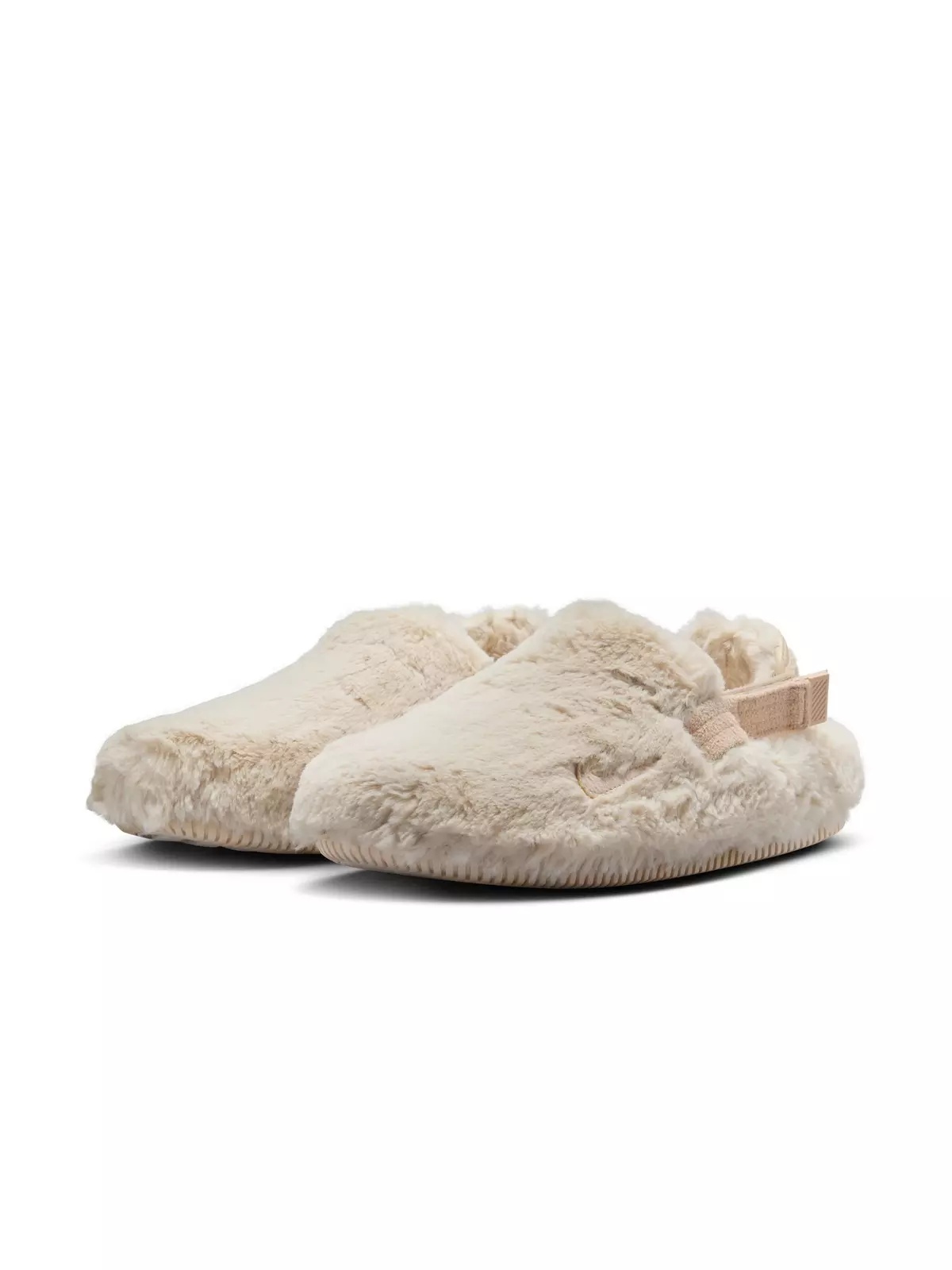 Calm Mule Fuzzy Fur âSanddriftâ Women's Slide - 3