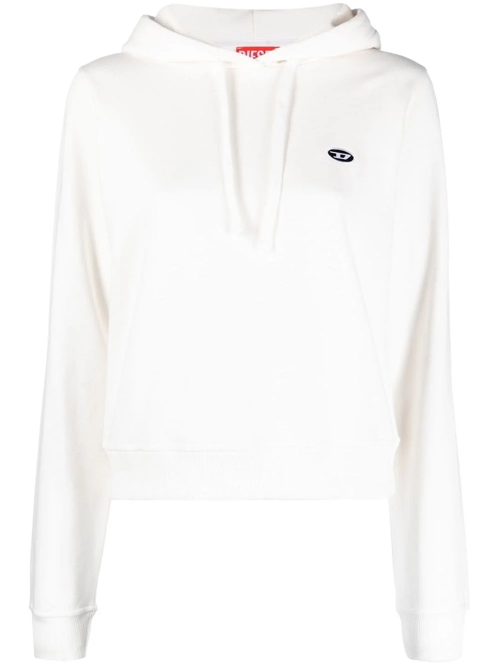 logo-patch drawstring hoodie - 1