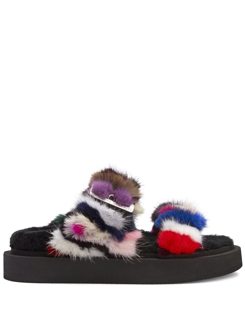Furry Her sandals - 1