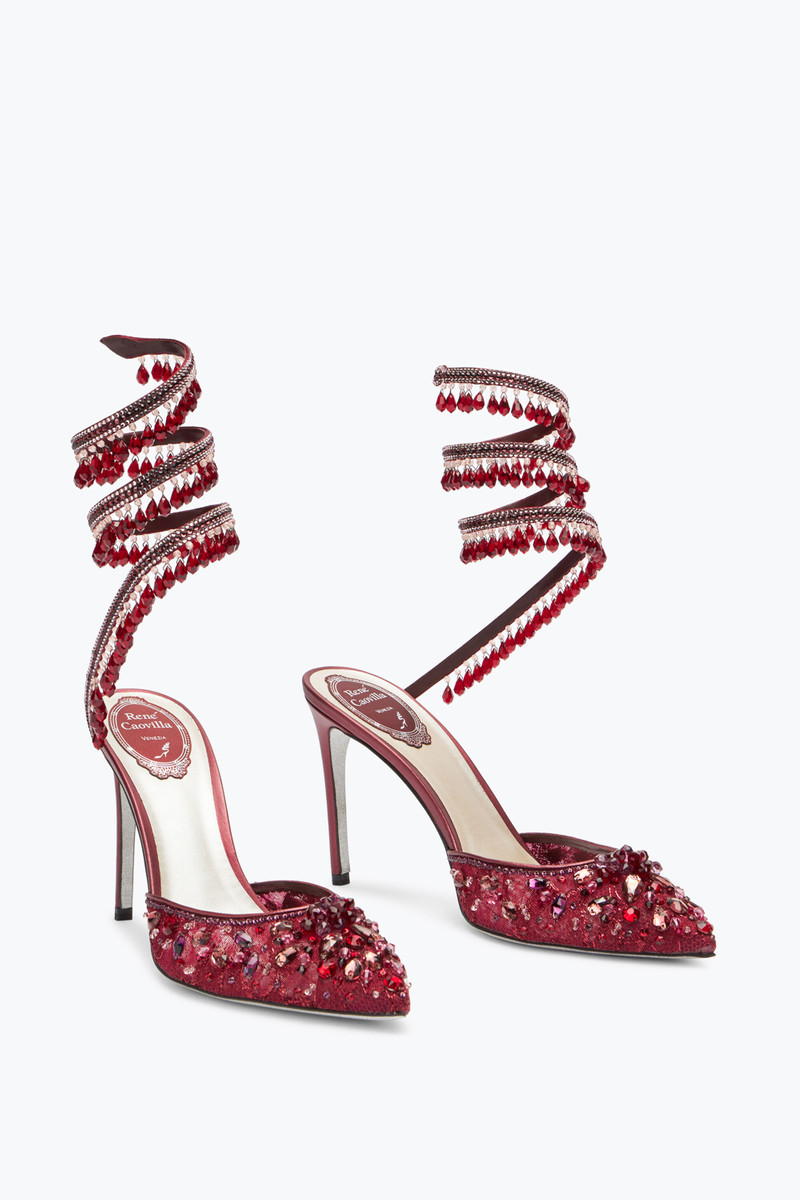 Chandelier Crystal Ruby Red Pump 100 2