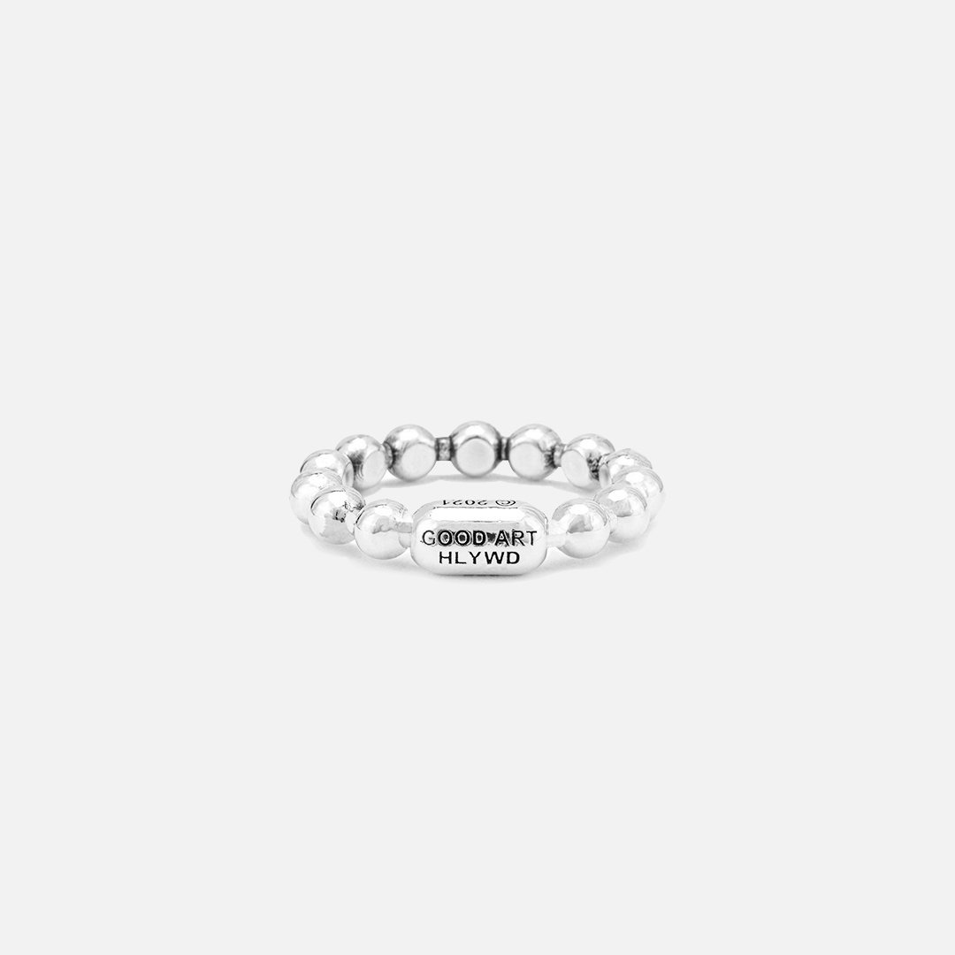 RS-BAL10-SM GOOD ART HLYWD Ball Chain 10 Ring Smooth - Sterling Silver - 1