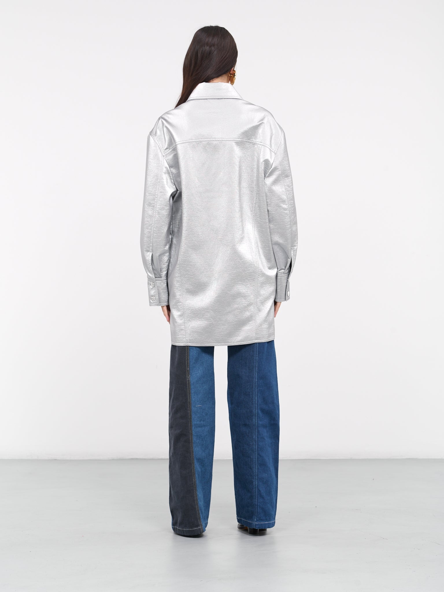 Coated Overshirt Jacket - 3