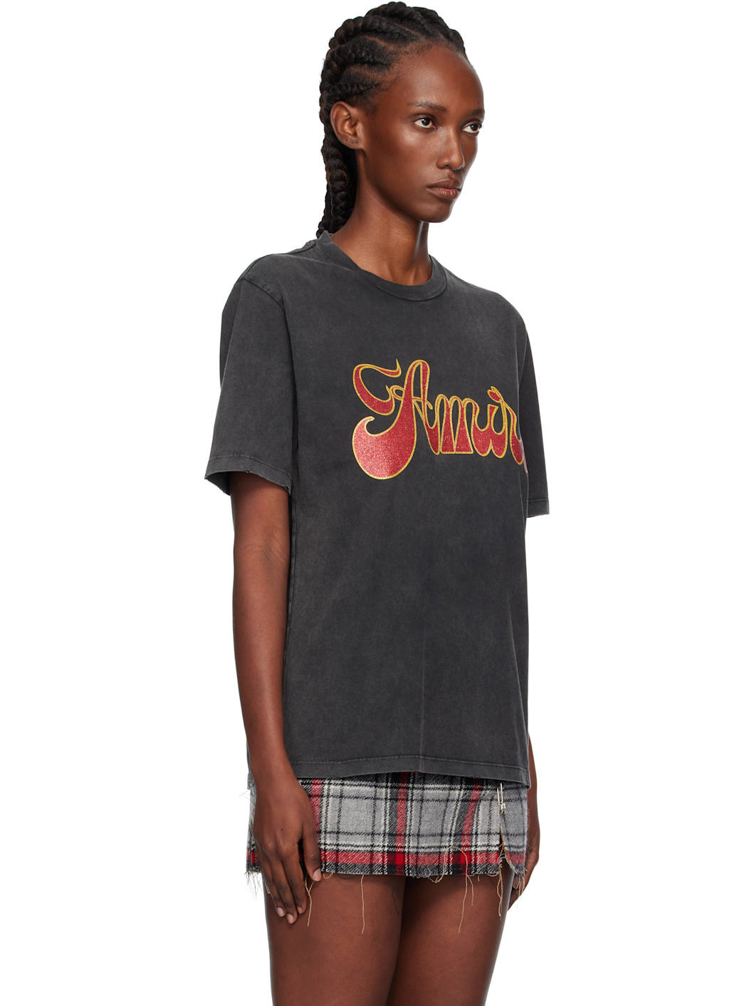 Black 'AMIRI' Groovy T-shirt - 2