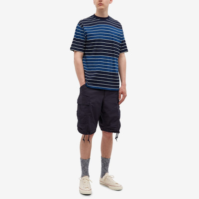 BEAMS PLUS Beams Plus Indigo Stripe Pocket Tee outlook