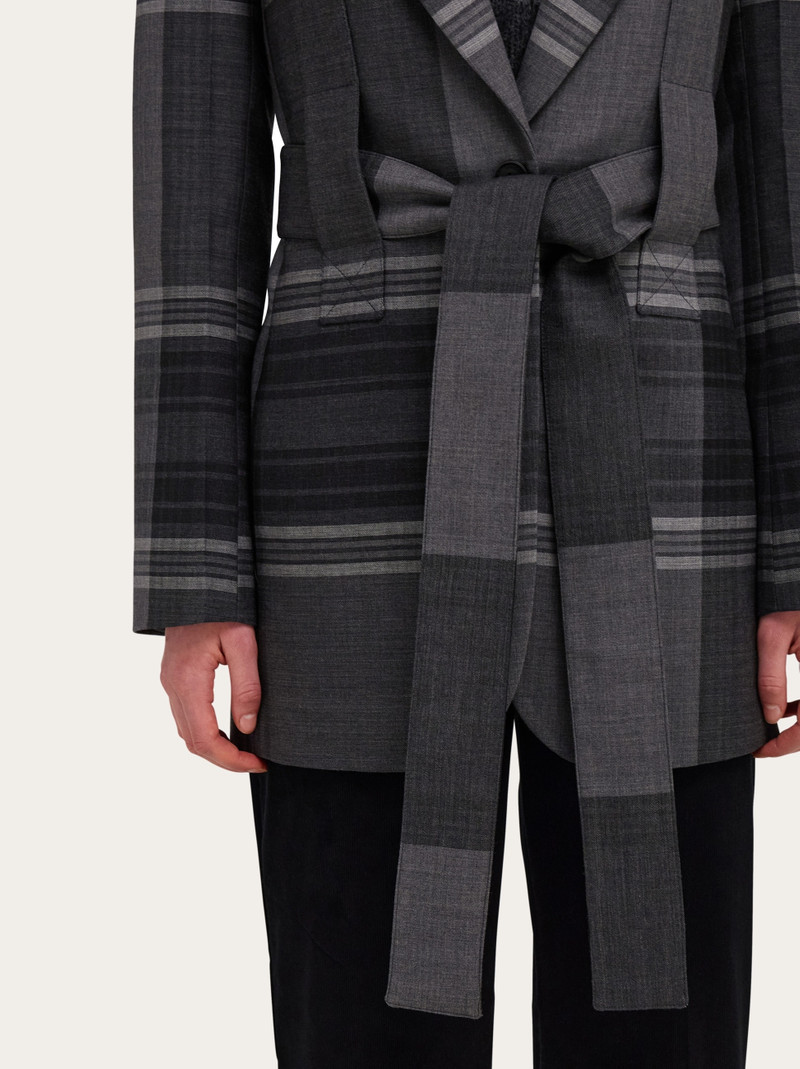 Belted blazer 5