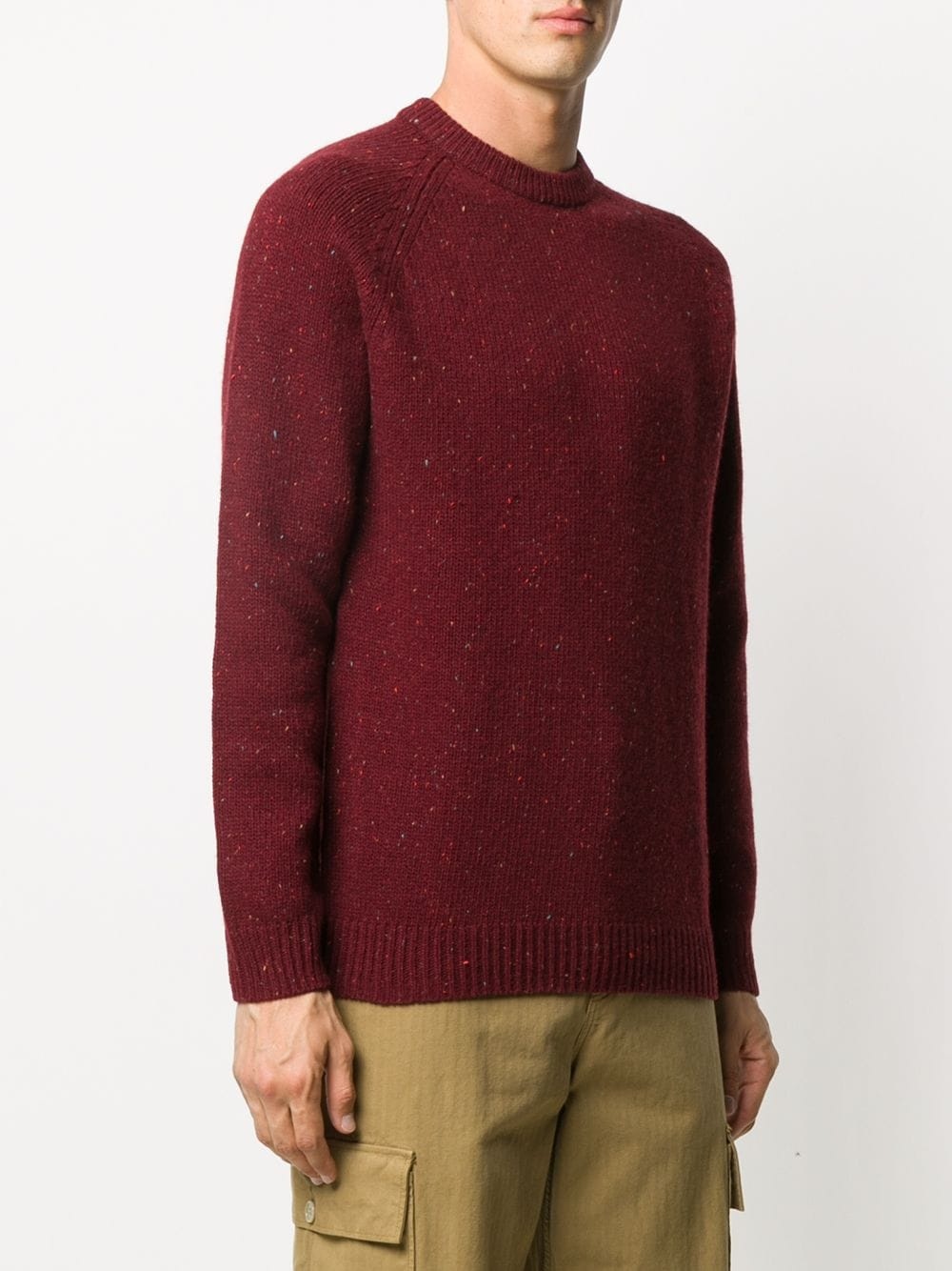 Anglistic flecked jumper - 3