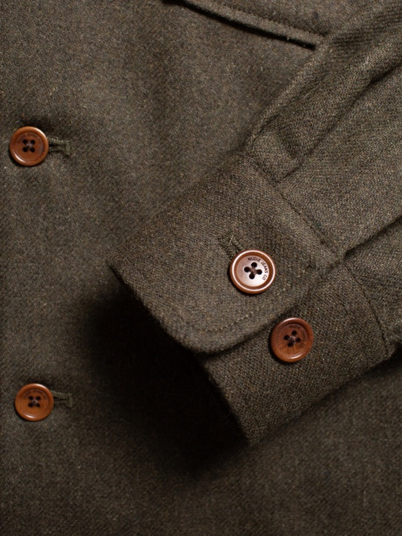 Vincent Melange Board Shirt Green Melange 4