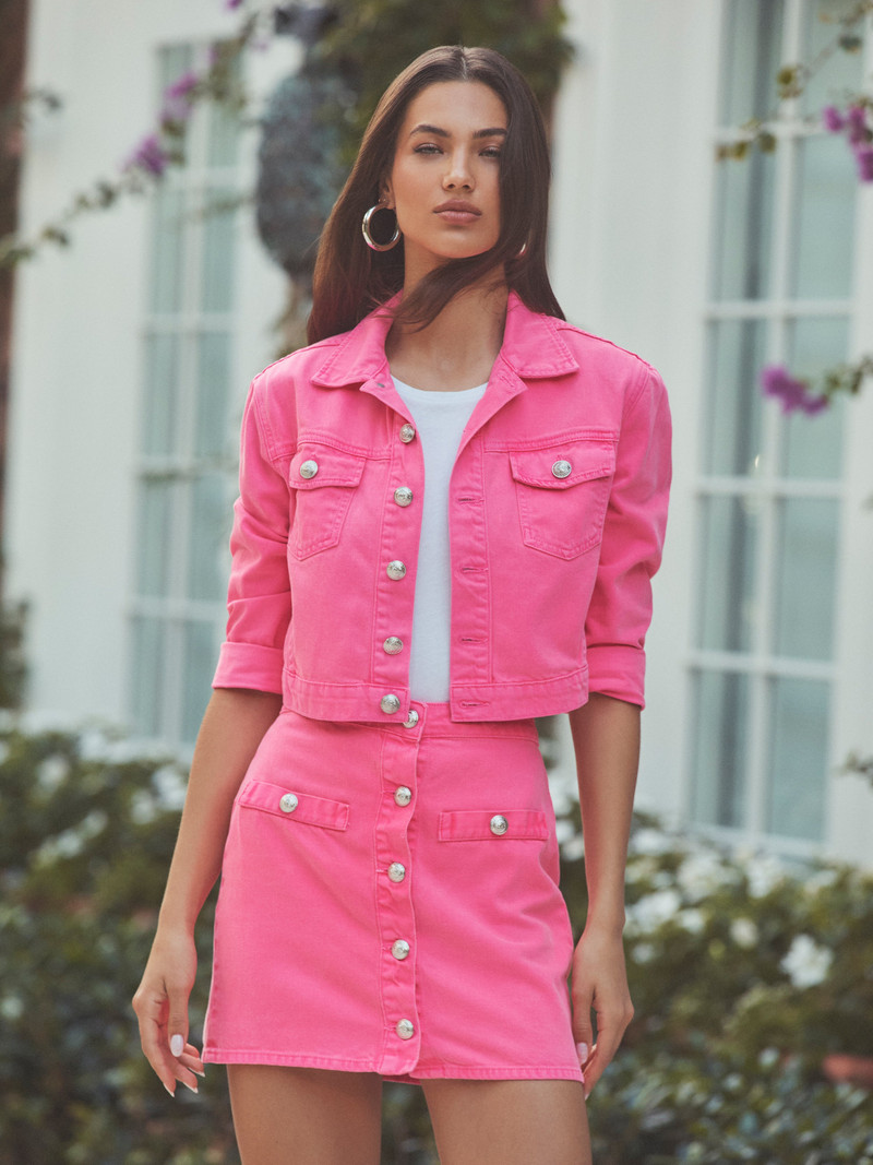 Kris Denim Mini Skirt 6