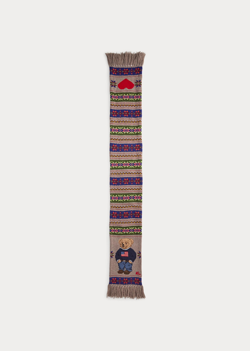 Polo Bear Wool-Blend Scarf 2