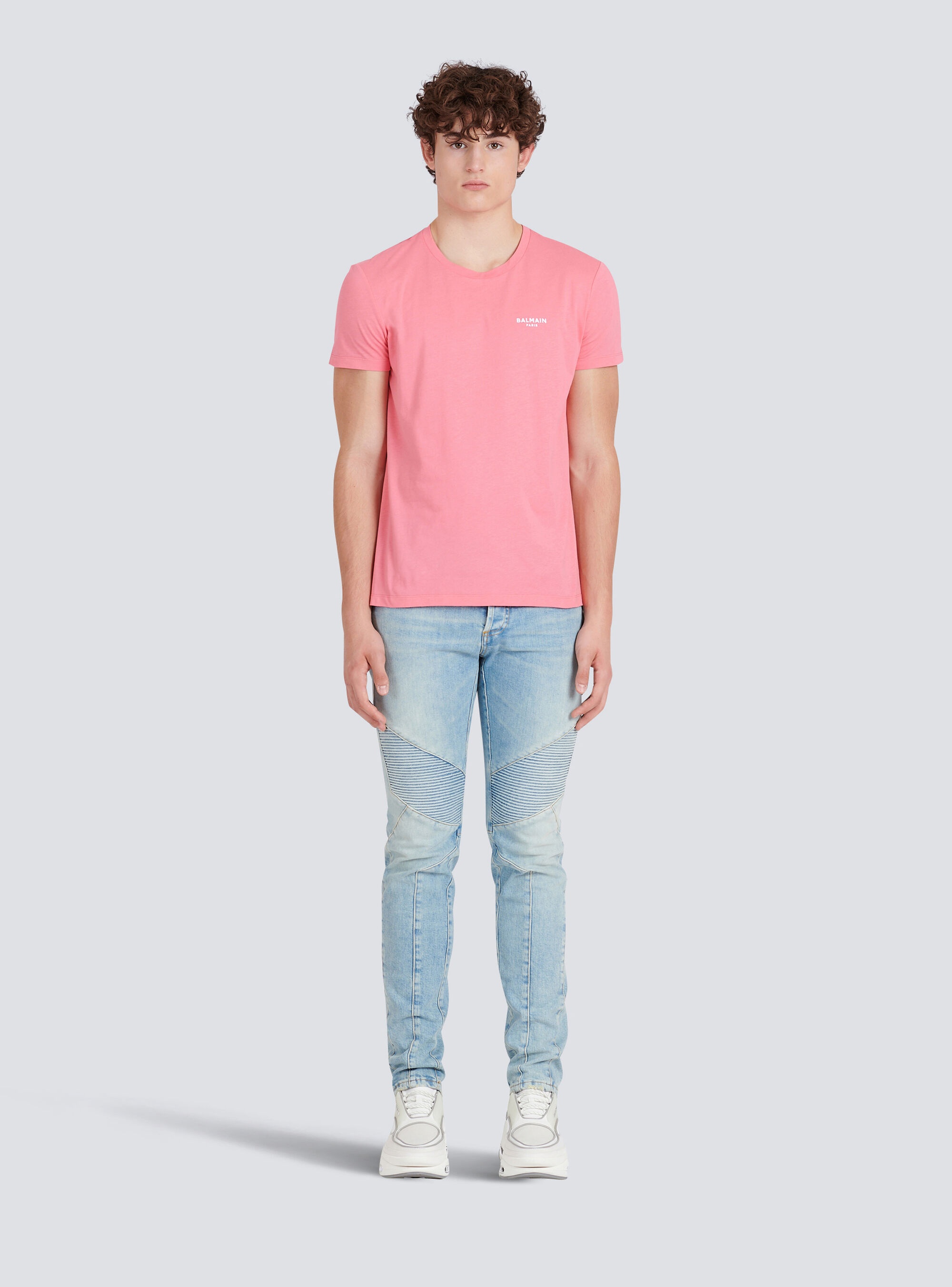 Slim cut eco-designed denim cotton jeans - 3