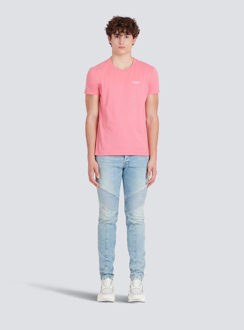 Slim cut eco-designed denim cotton jeans 3