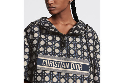 Dior Macrocannage Short-Sleeved Hooded Short Anorak outlook