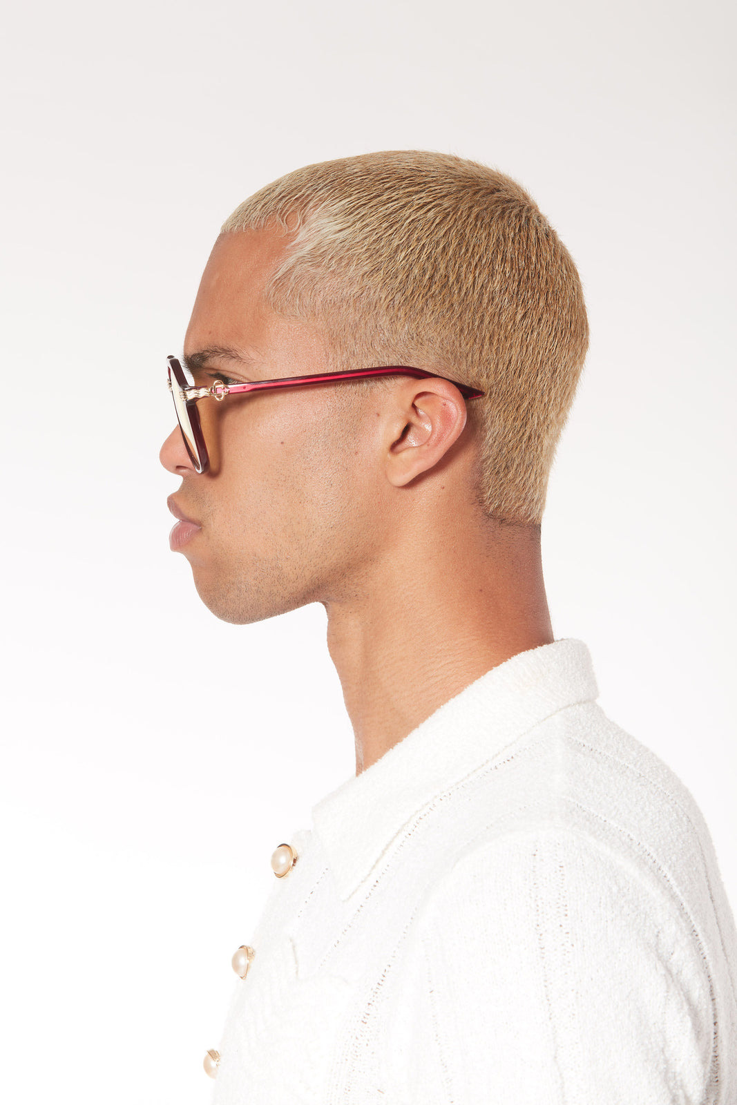 Rajio Wine & Gold Sunglasses - 5