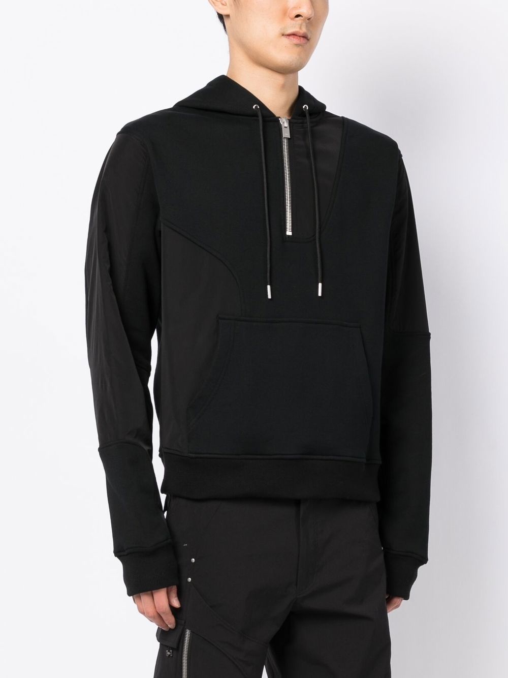 half-zip cotton sweatshirt - 3