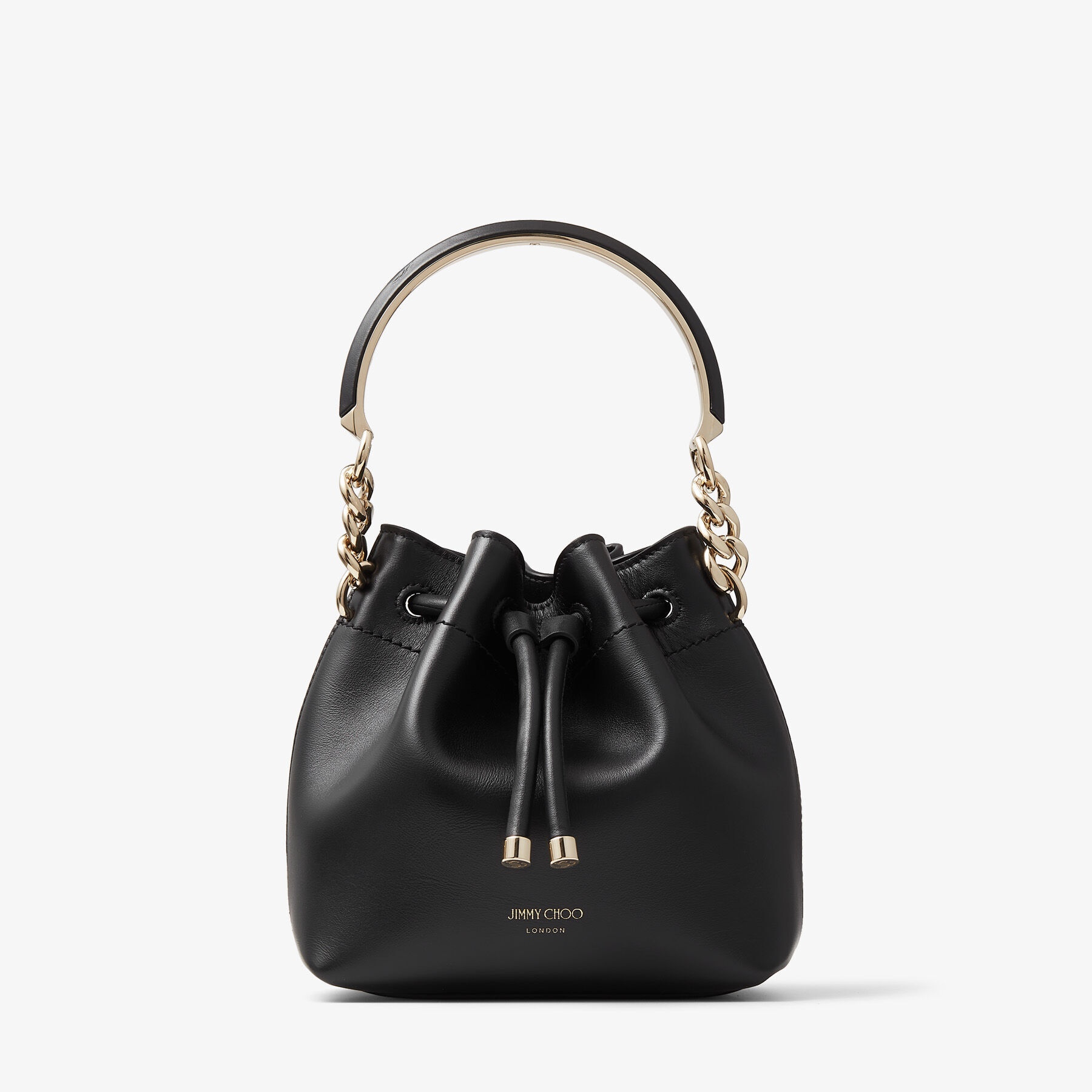 Bon Bon Bucket S
Black Leather Bucket Bag - 1