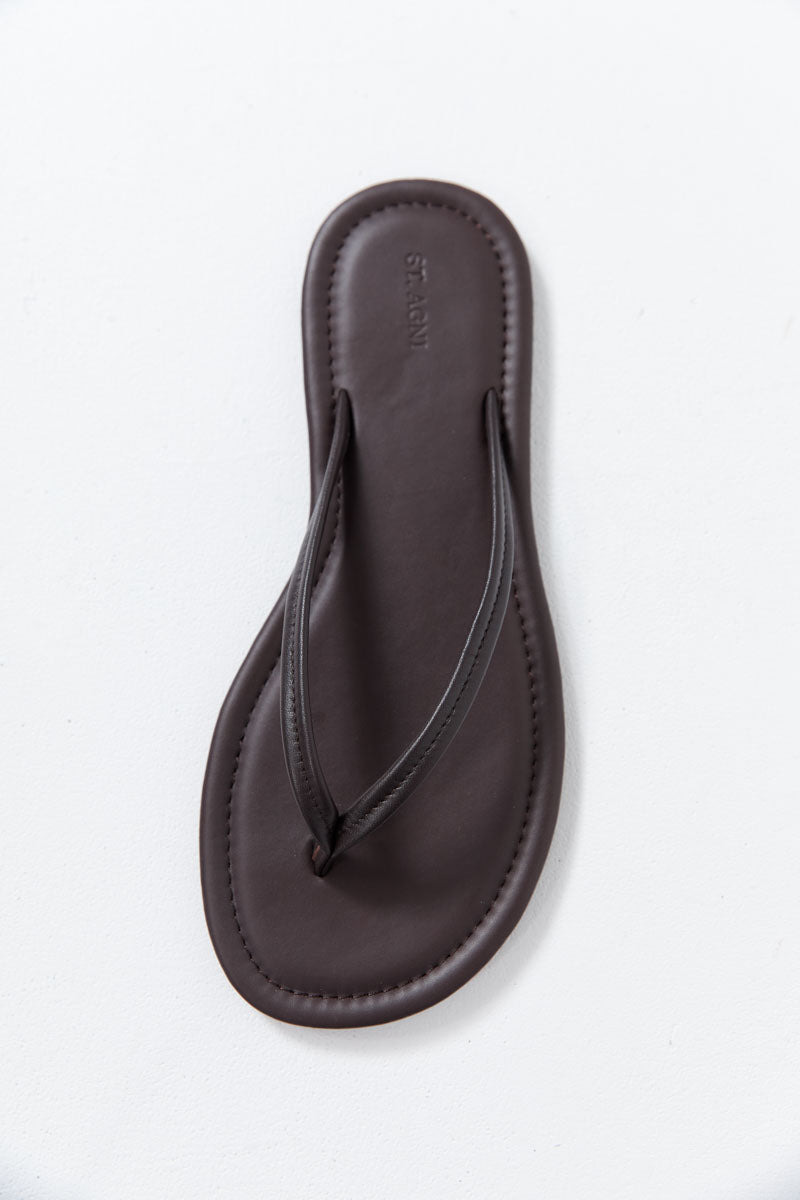 Thong Detail Slide - Coffee - 3