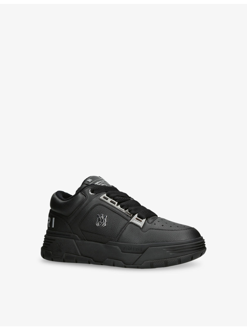 Metallic MA-1 Leather Trainers - 3