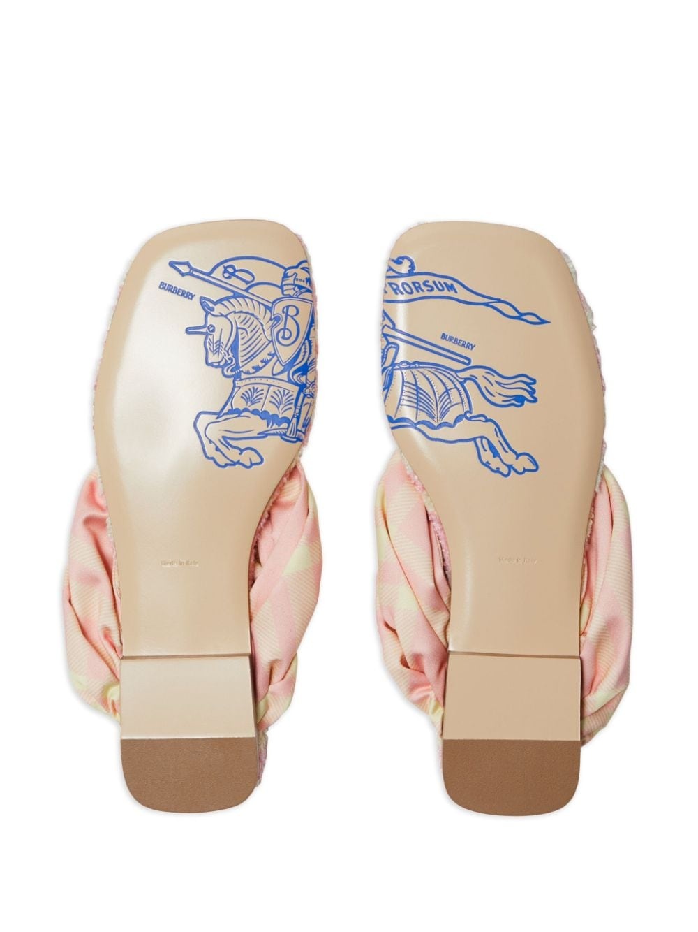 check open-toe flat sandals - 6