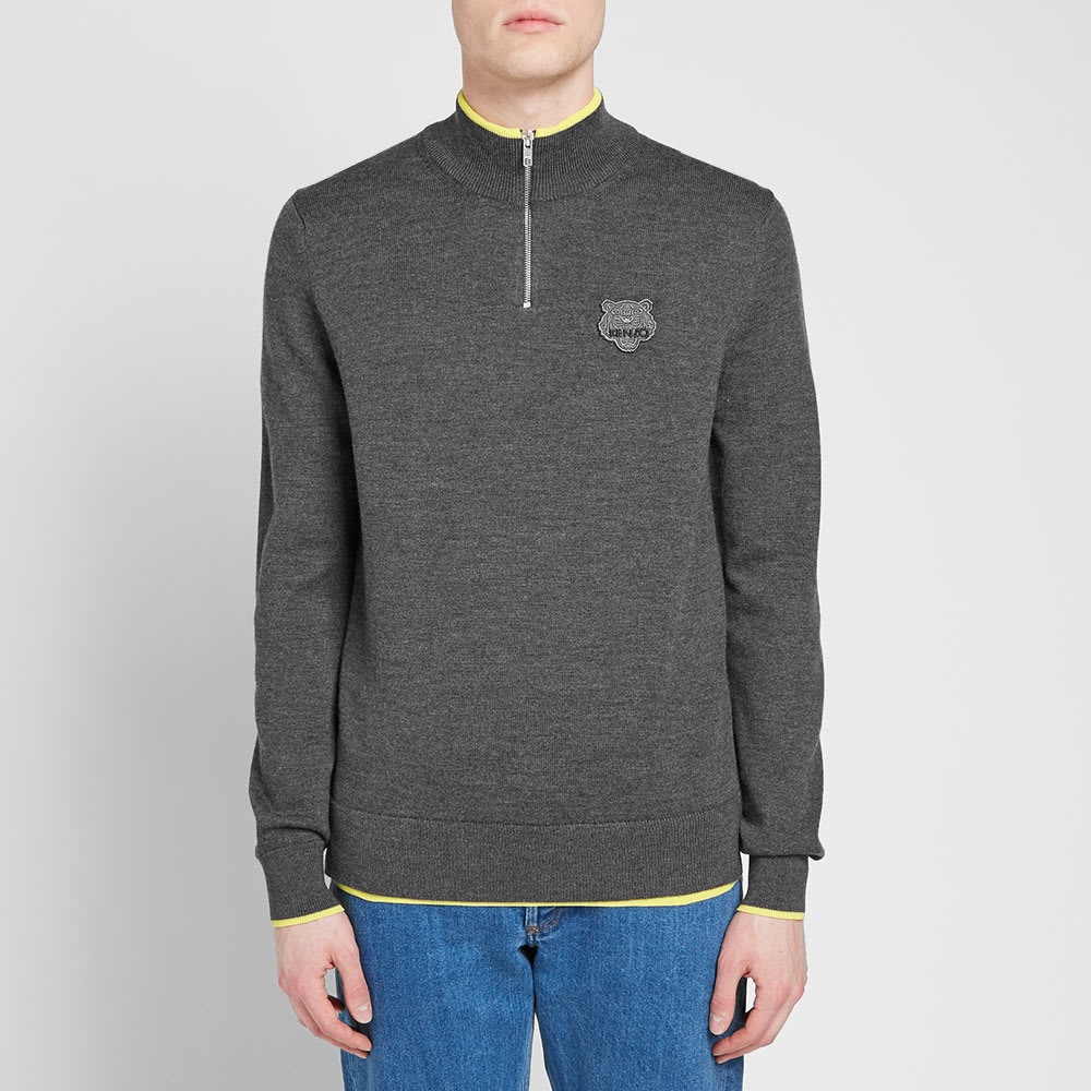 Kenzo Tiger Crest Half Zip Sweat - 3