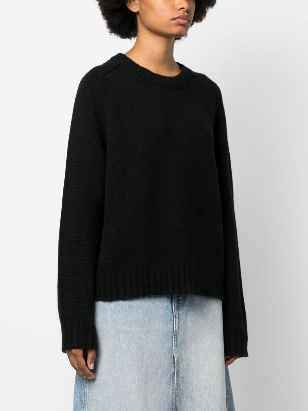 Mae cashmere crew-neck jumper - 3