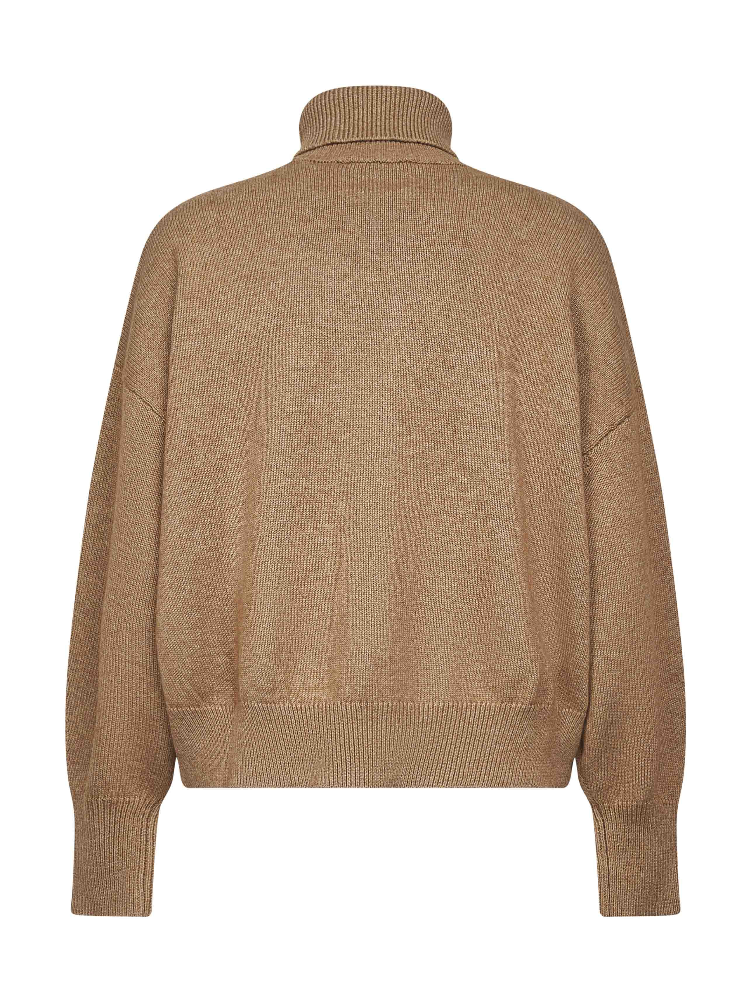 Camel cotton and wool Nasha sweater - 2