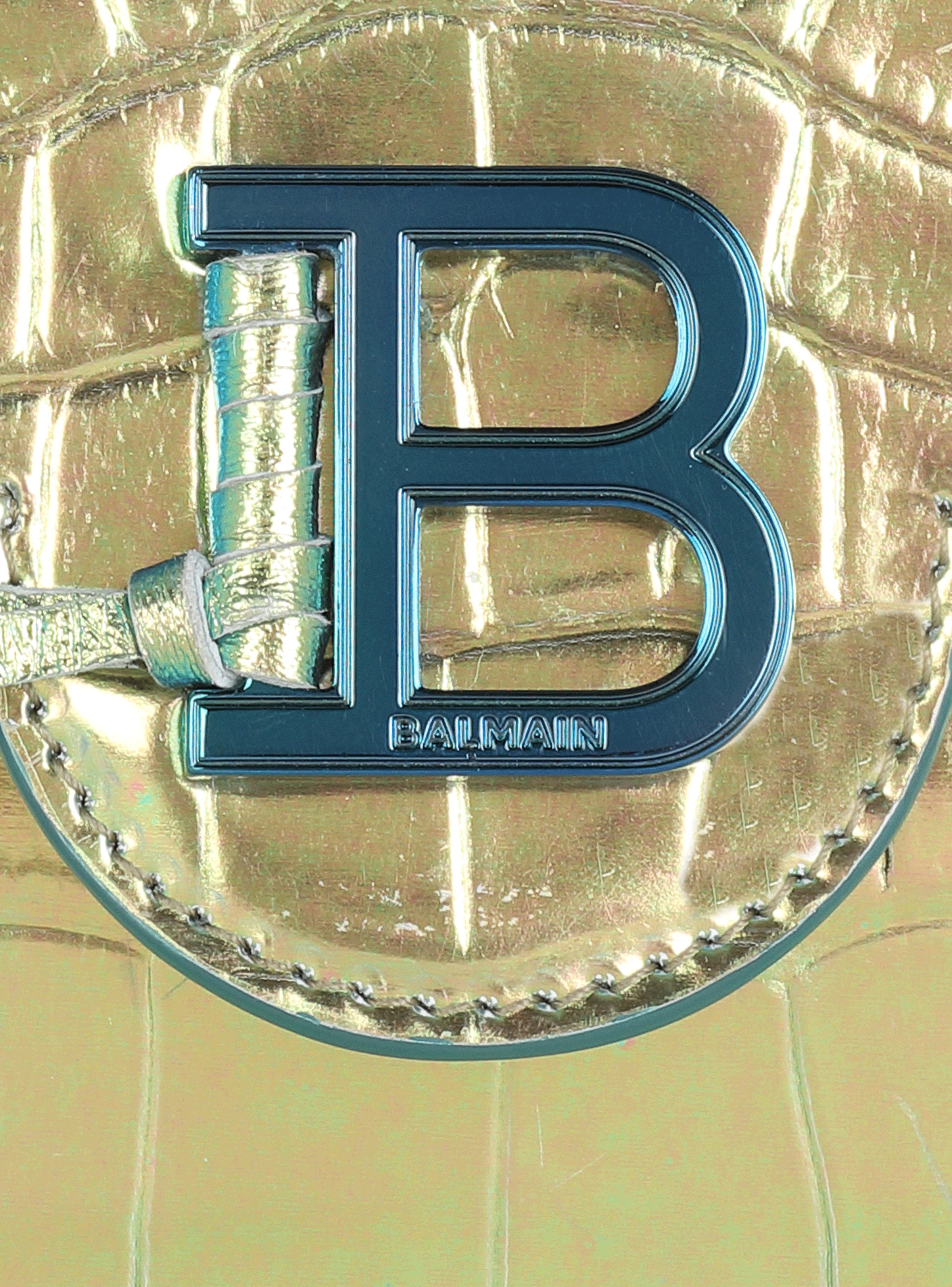B-Buzz wallet in embossed crocodile-effect leather - 2