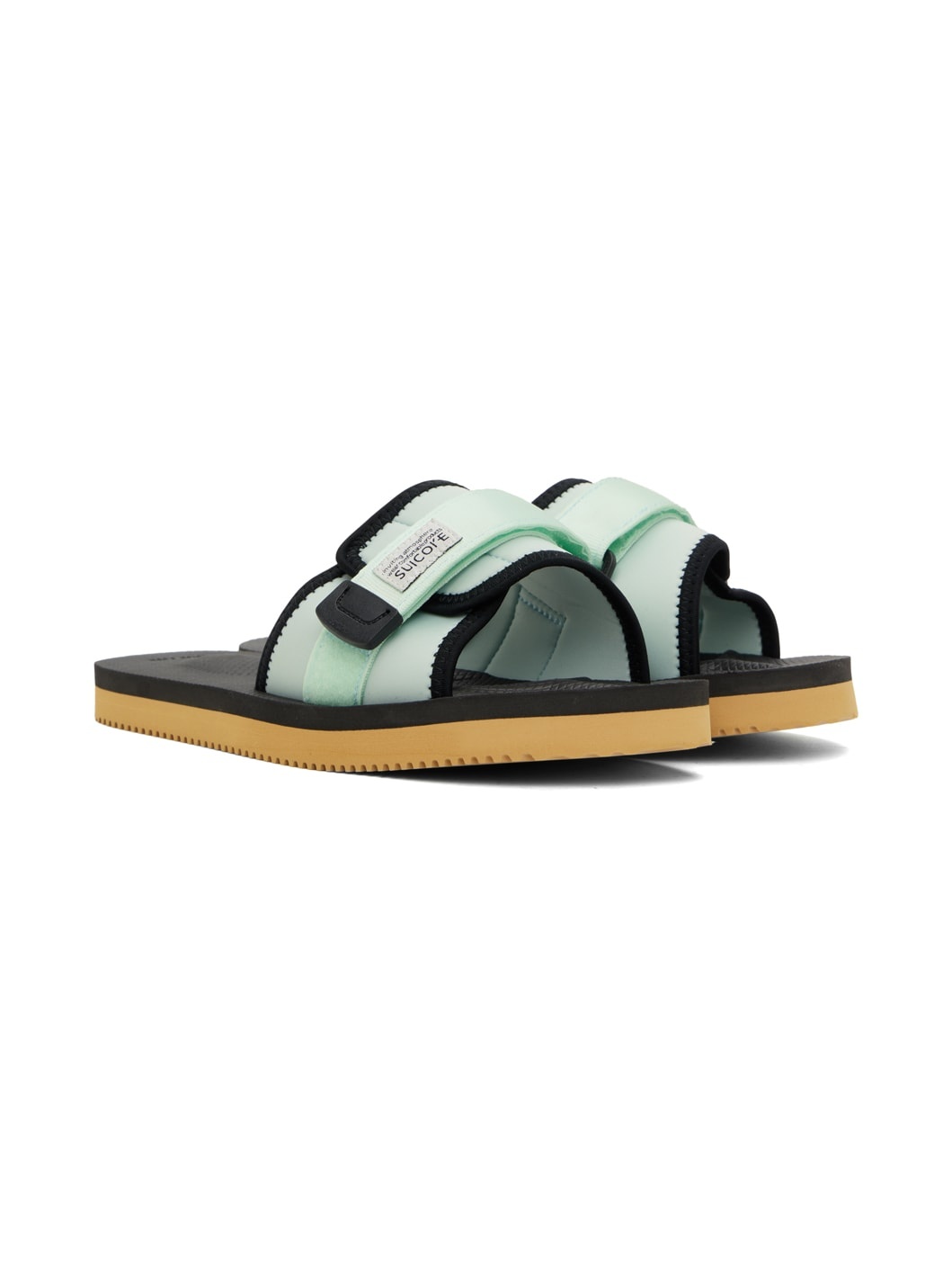 Green & Black PADRI Sandals - 4