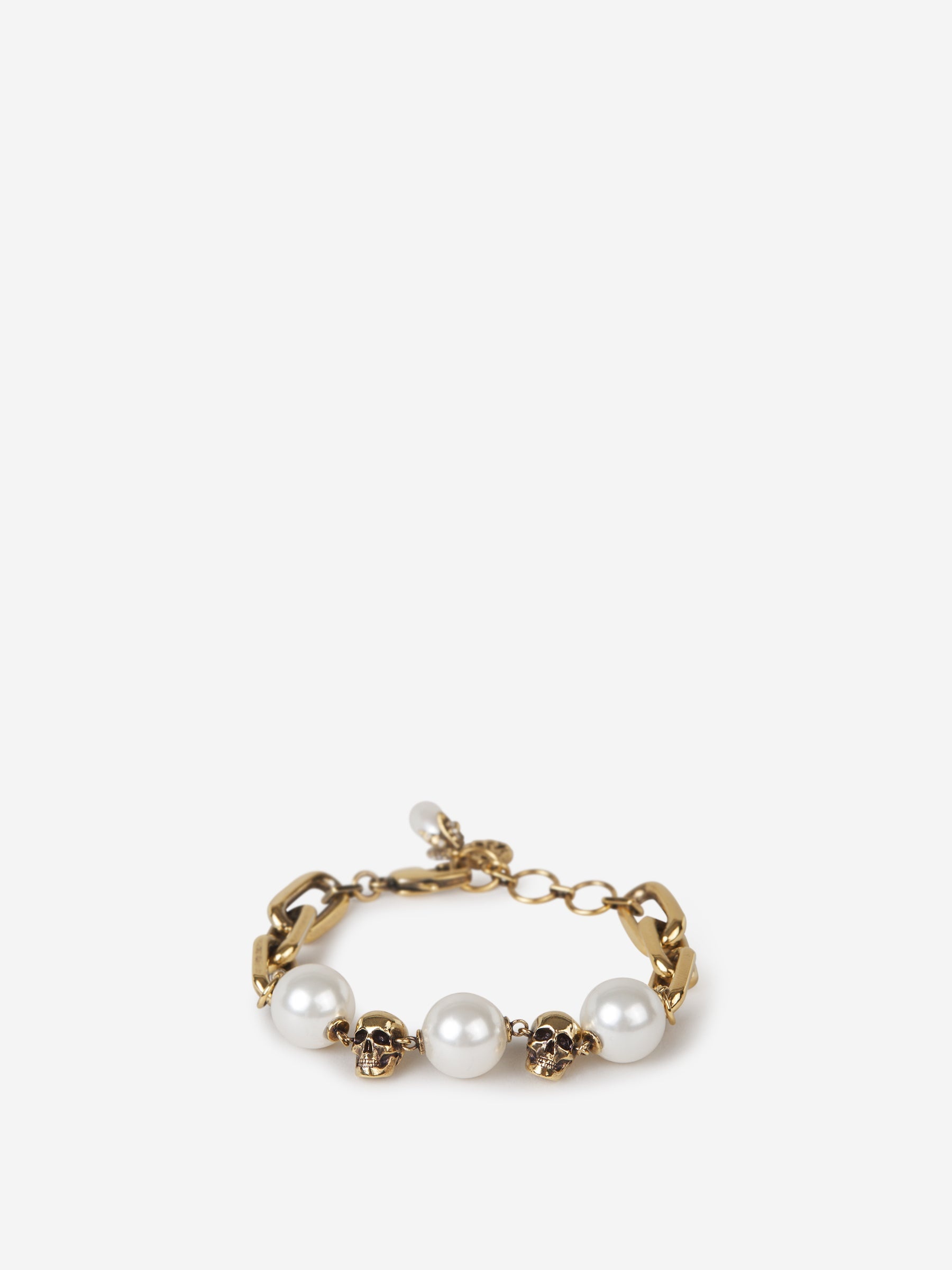 PULSERA PEARL-LIKE SKULL CHAIN - 1