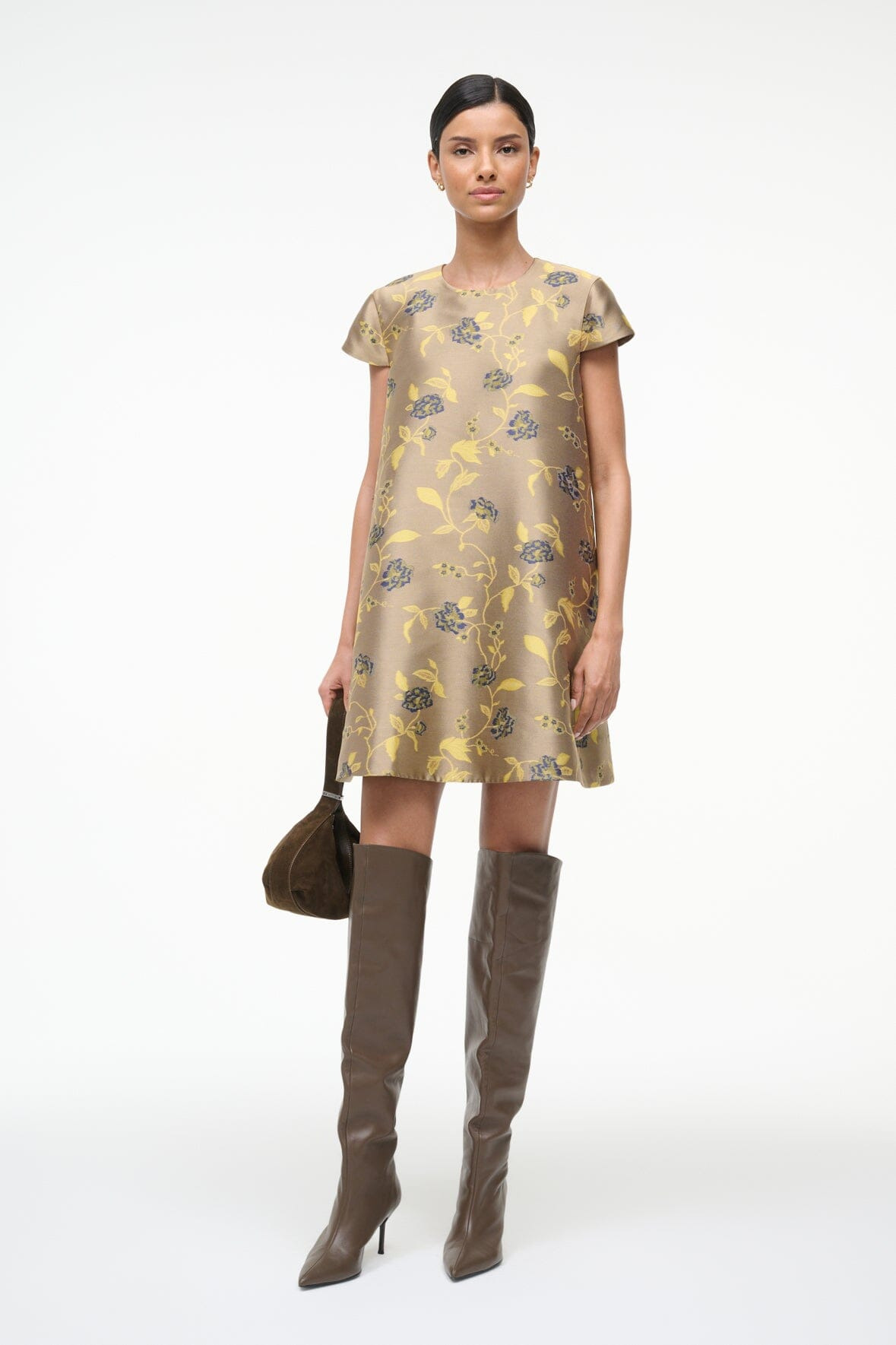 STAUD MIA DRESS VINTAGE FLORAL - 7