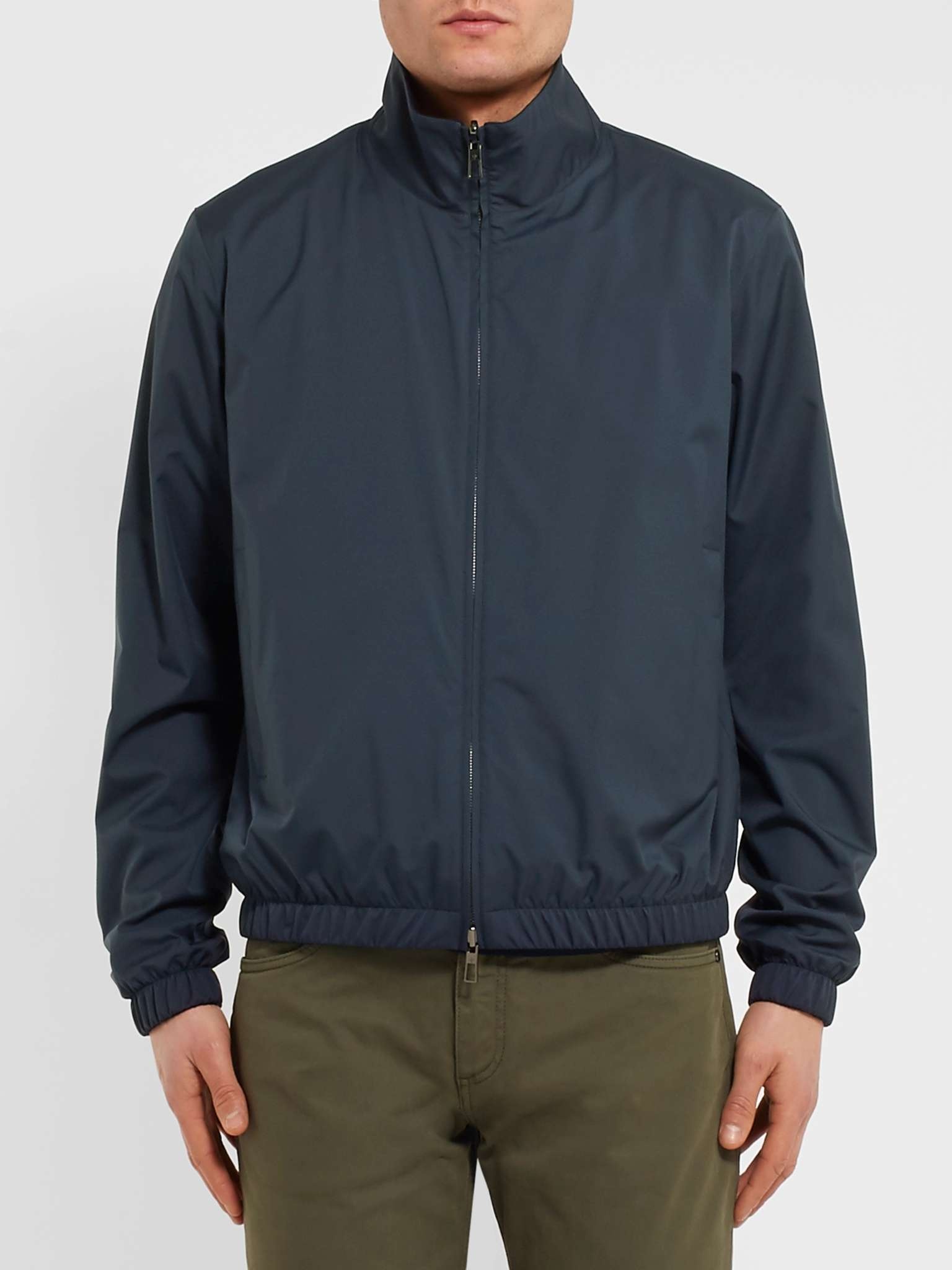 Reversible Windmate Storm System® Shell and Cashmere Bomber Jacket - 4