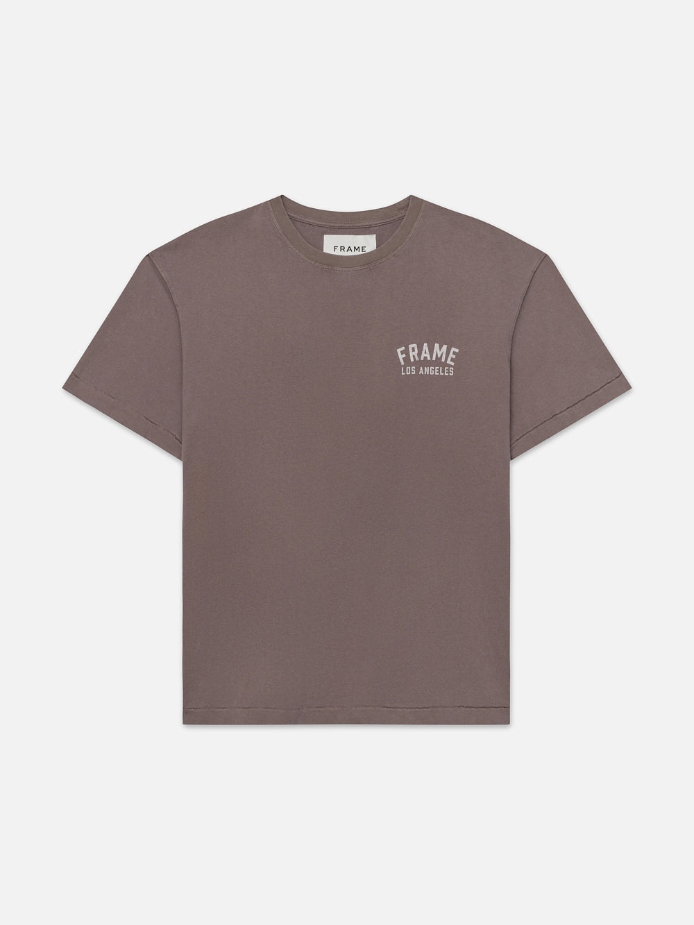 Vintage Print Tee in Washed Dry Rose - 1