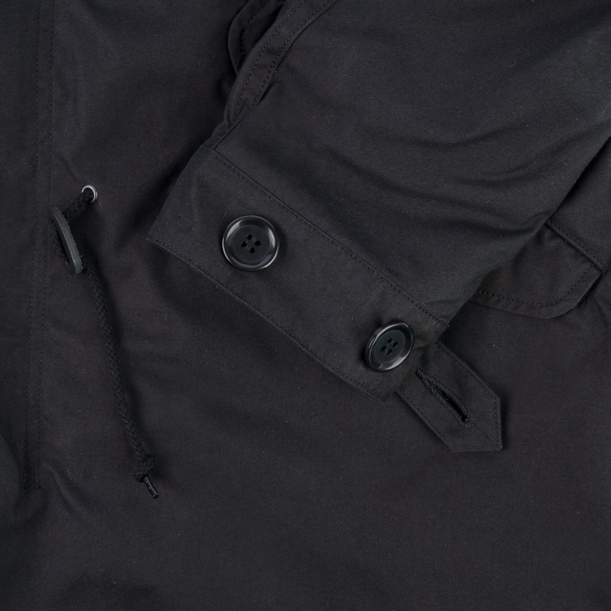 IHM-38-BLK 5oz Quilted Lining M-51 Type Field Coat - Black - 18