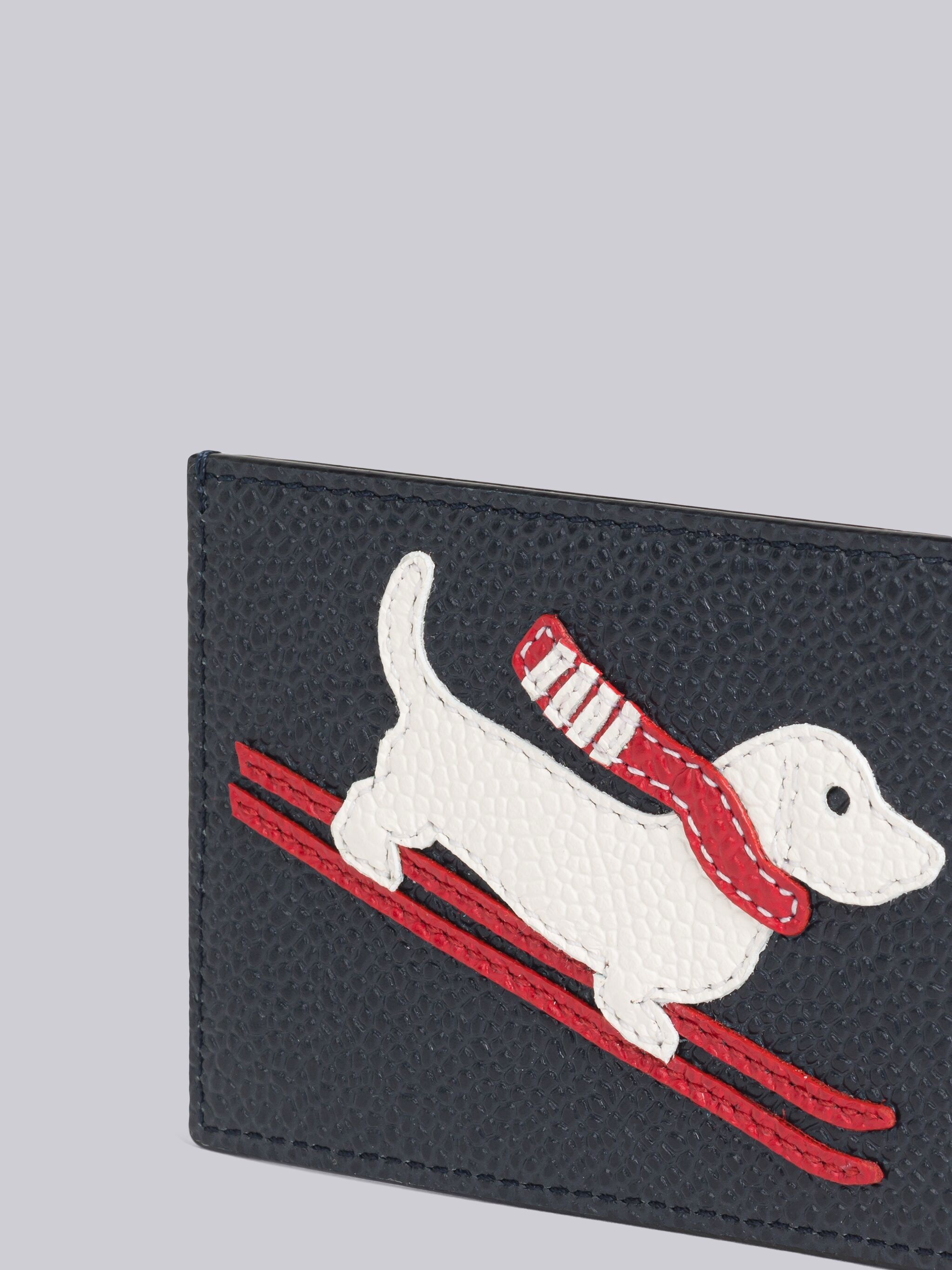 skiing Hector leather card holder - 2