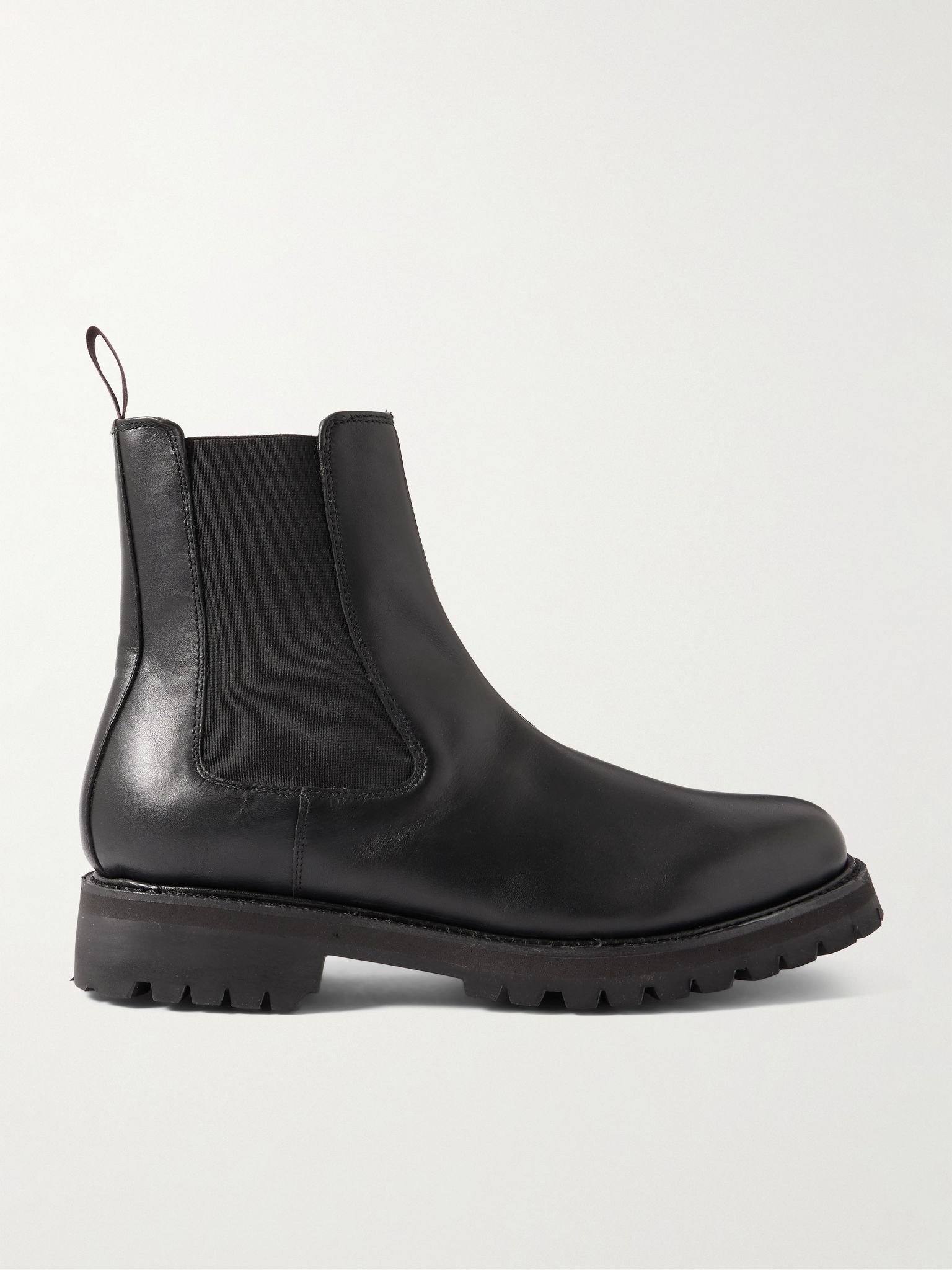 Milo Welted Waterproof Leather Chelsea Boots Black - 1