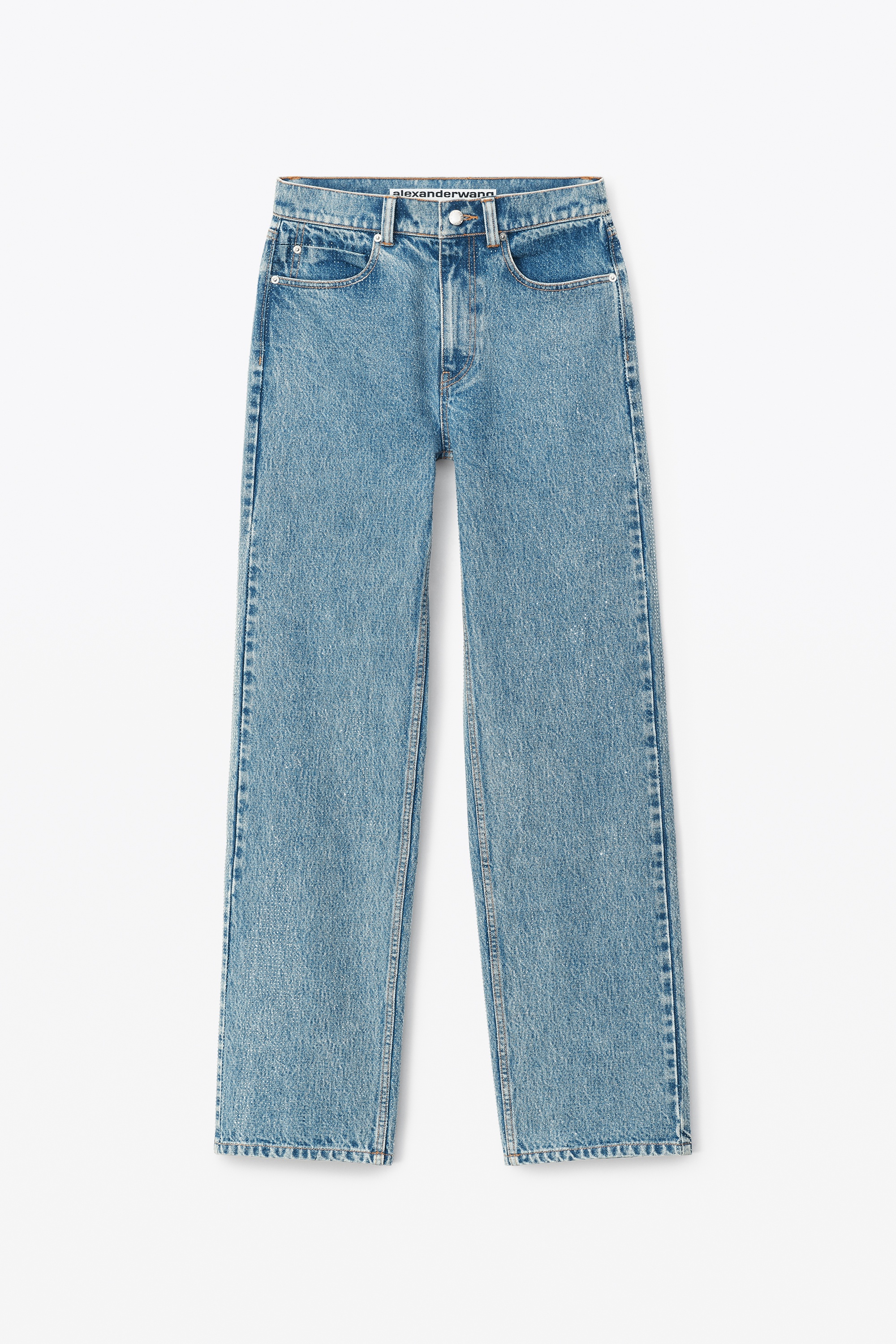 CLEAR HOTFIX EZ - MID RISE STRAIGHT LEG JEAN IN DENIM - 1